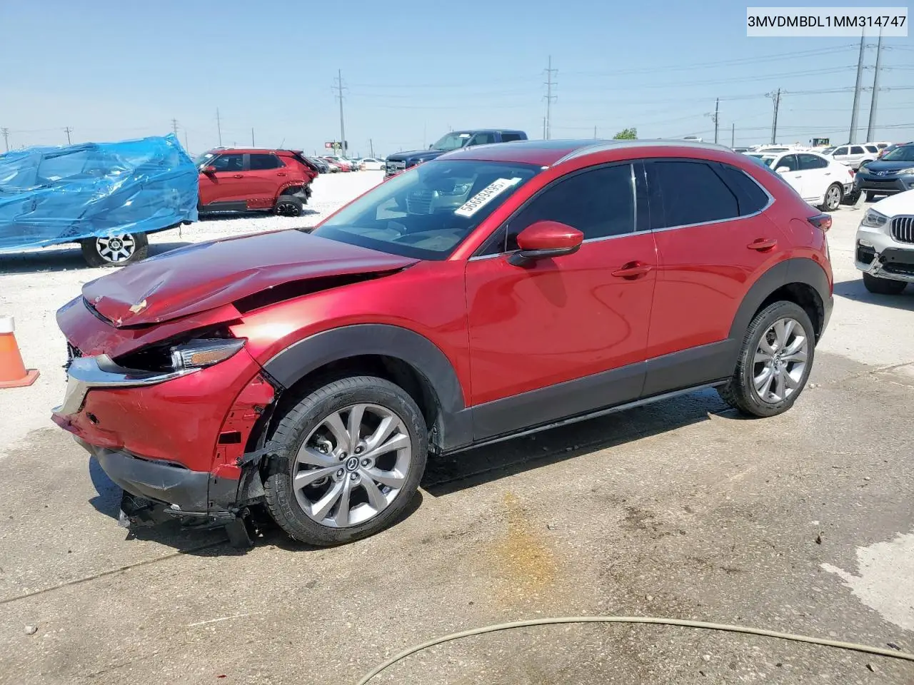 2021 Mazda Cx-30 Premium VIN: 3MVDMBDL1MM314747 Lot: 56669495