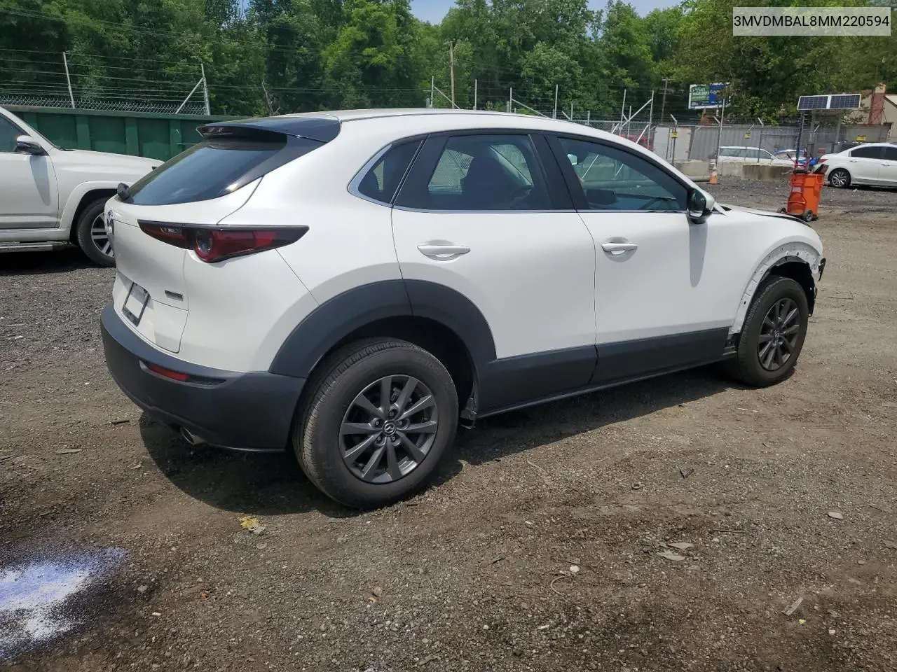 2021 Mazda Cx-30 VIN: 3MVDMBAL8MM220594 Lot: 56686455