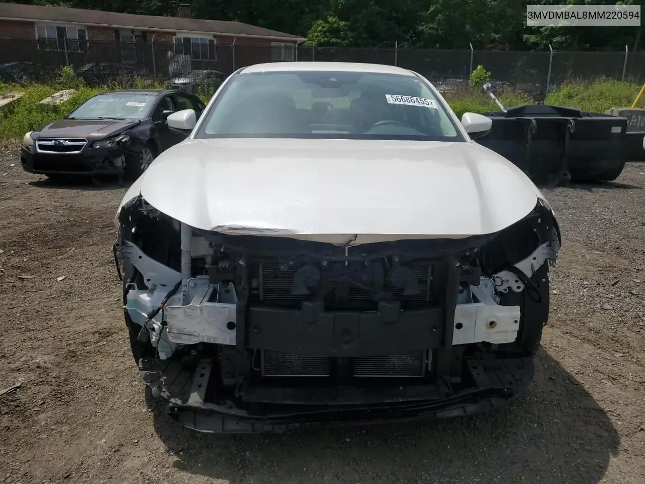 2021 Mazda Cx-30 VIN: 3MVDMBAL8MM220594 Lot: 56686455