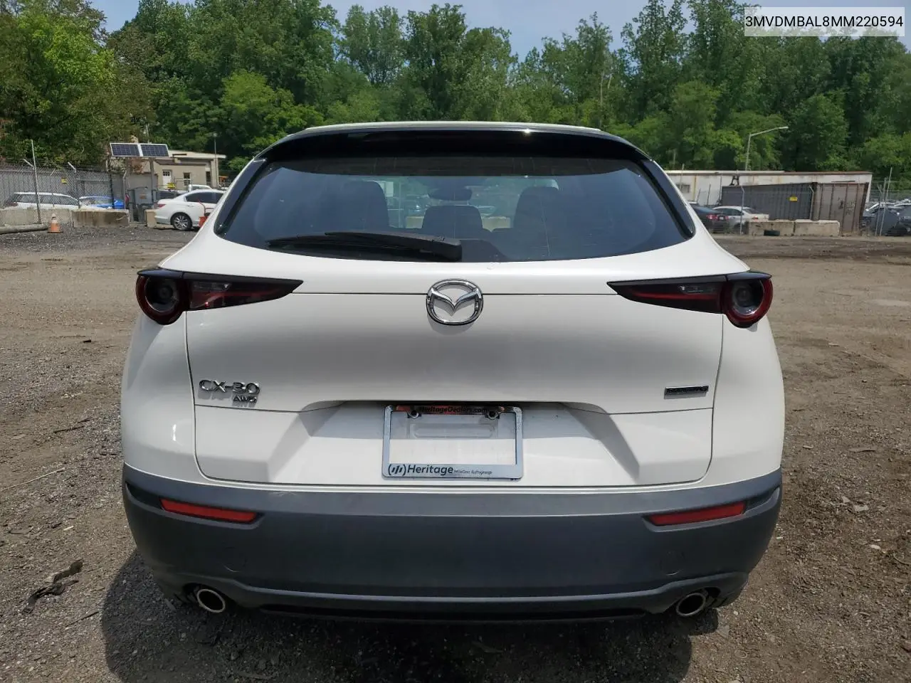2021 Mazda Cx-30 VIN: 3MVDMBAL8MM220594 Lot: 56686455