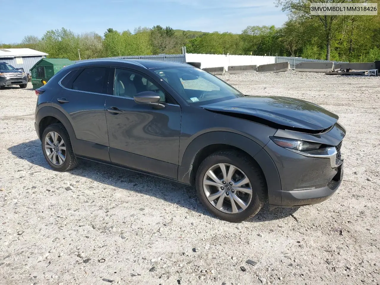 2021 Mazda Cx-30 Premium VIN: 3MVDMBDL1MM318426 Lot: 56730855