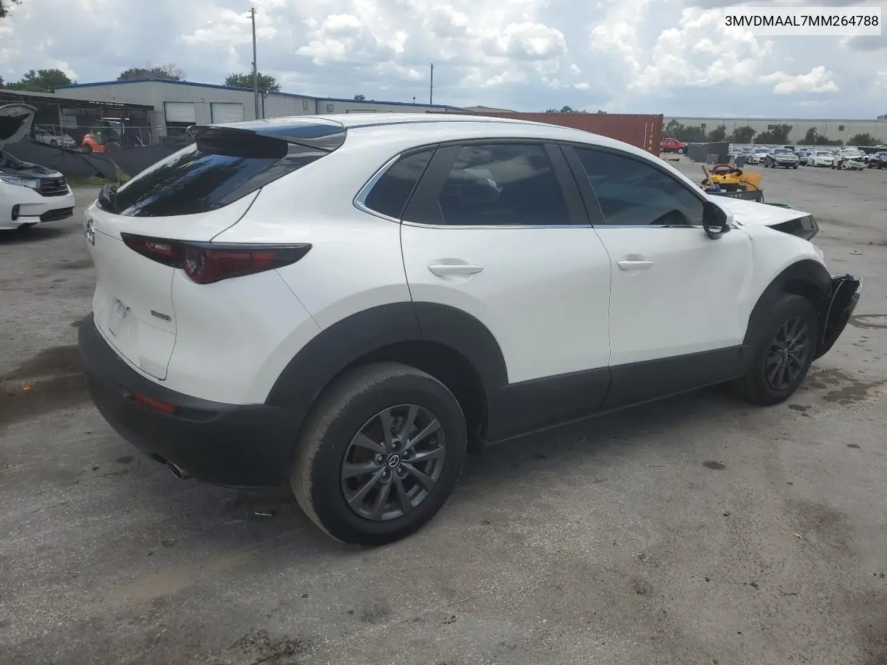 2021 Mazda Cx-30 VIN: 3MVDMAAL7MM264788 Lot: 60535095
