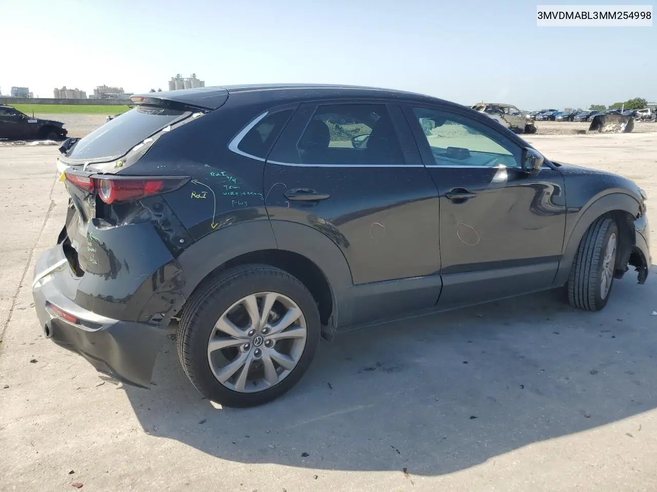 2021 Mazda Cx-30 Select VIN: 3MVDMABL3MM254998 Lot: 61411935