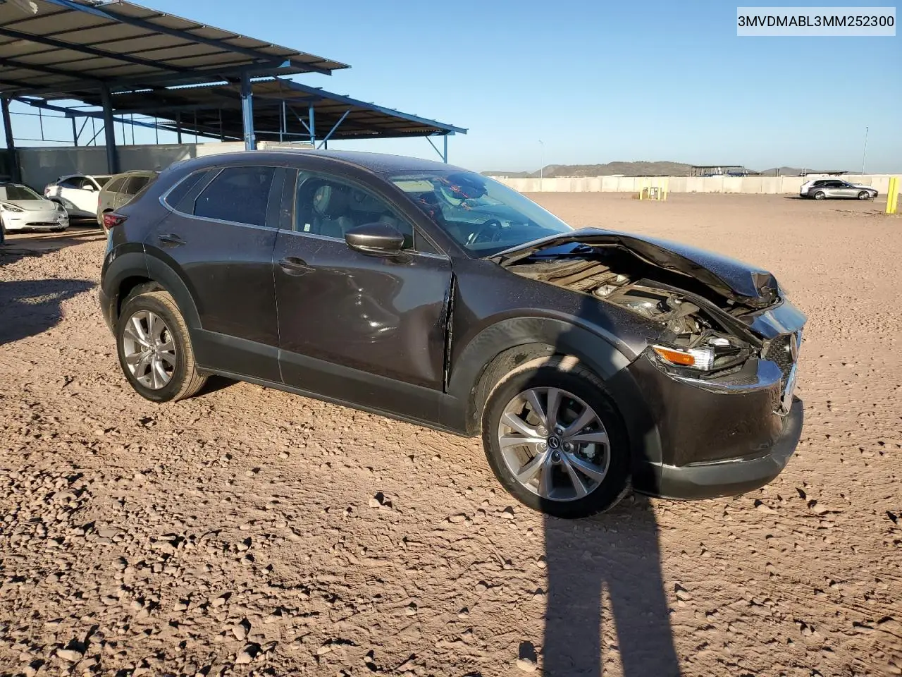 2021 Mazda Cx-30 Select VIN: 3MVDMABL3MM252300 Lot: 61505535
