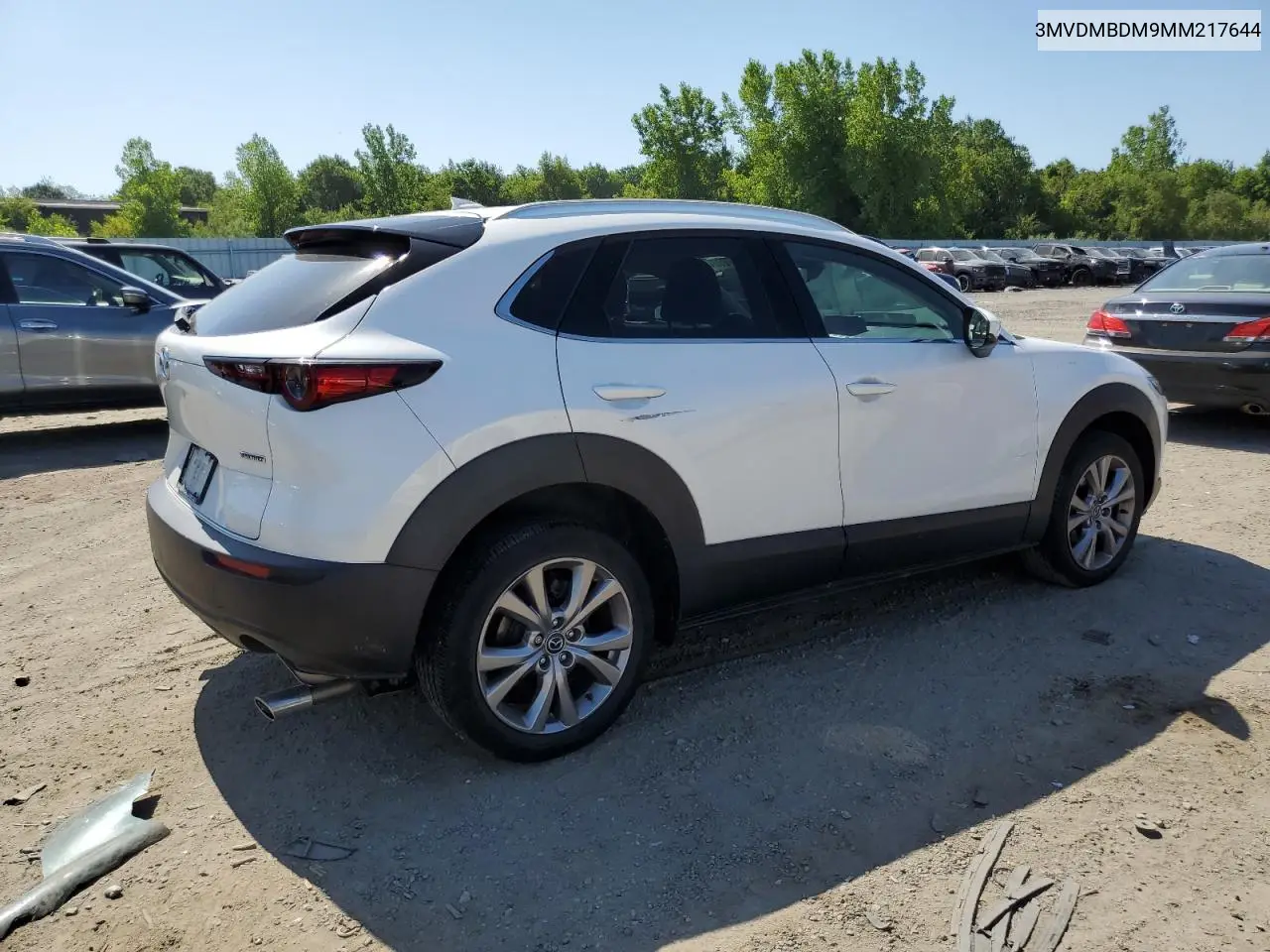 2021 Mazda Cx-30 Premium VIN: 3MVDMBDM9MM217644 Lot: 62267275