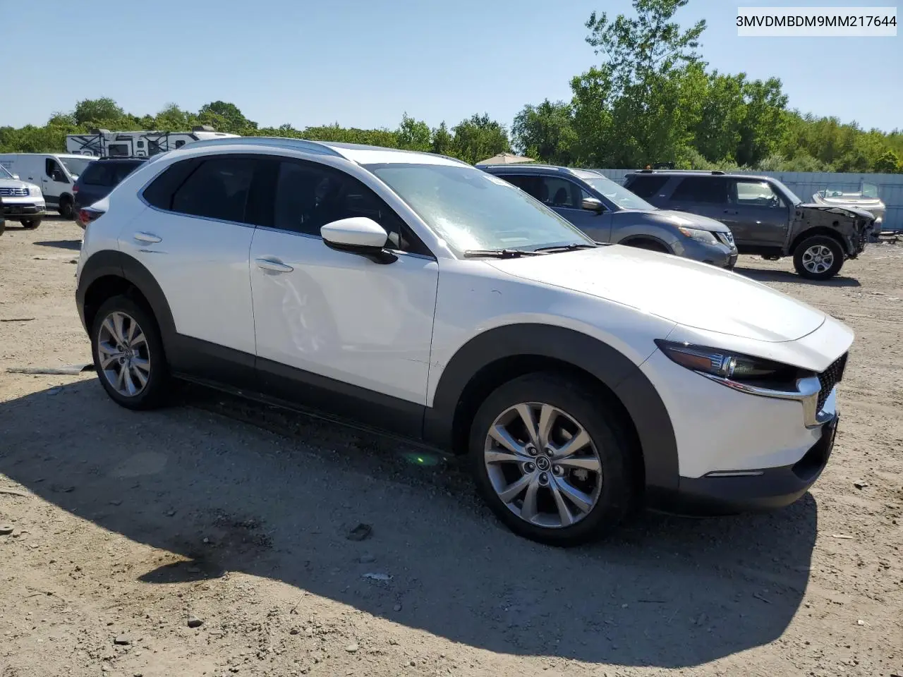 2021 Mazda Cx-30 Premium VIN: 3MVDMBDM9MM217644 Lot: 62267275