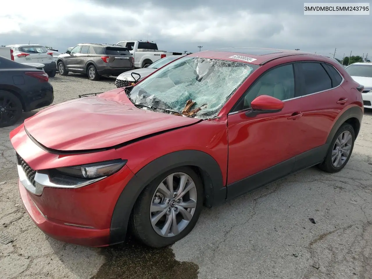 2021 Mazda Cx-30 Preferred VIN: 3MVDMBCL5MM243795 Lot: 62688055