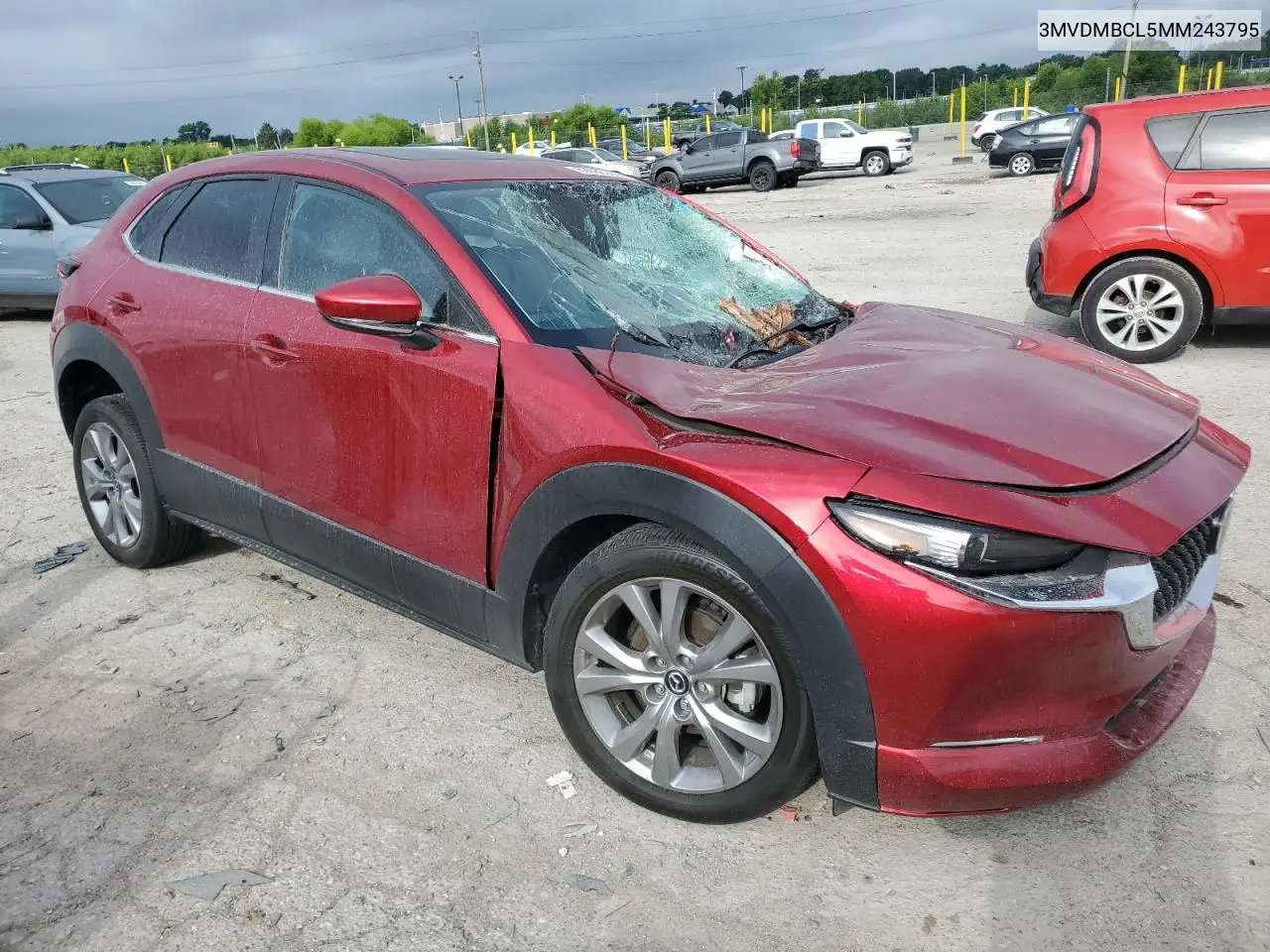 2021 Mazda Cx-30 Preferred VIN: 3MVDMBCL5MM243795 Lot: 62688055