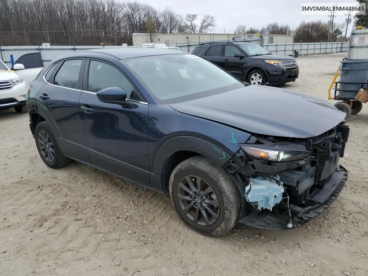 2022 Mazda Cx-30 VIN: 3MVDMBAL8NM448645 Lot: 48400395