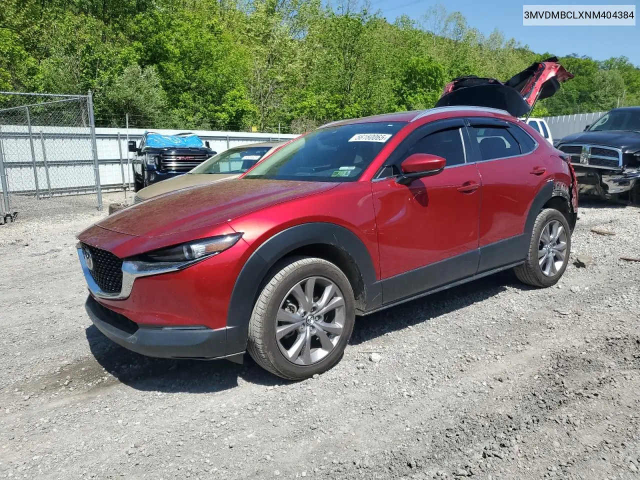 2022 Mazda Cx-30 Preferred VIN: 3MVDMBCLXNM404384 Lot: 56160065