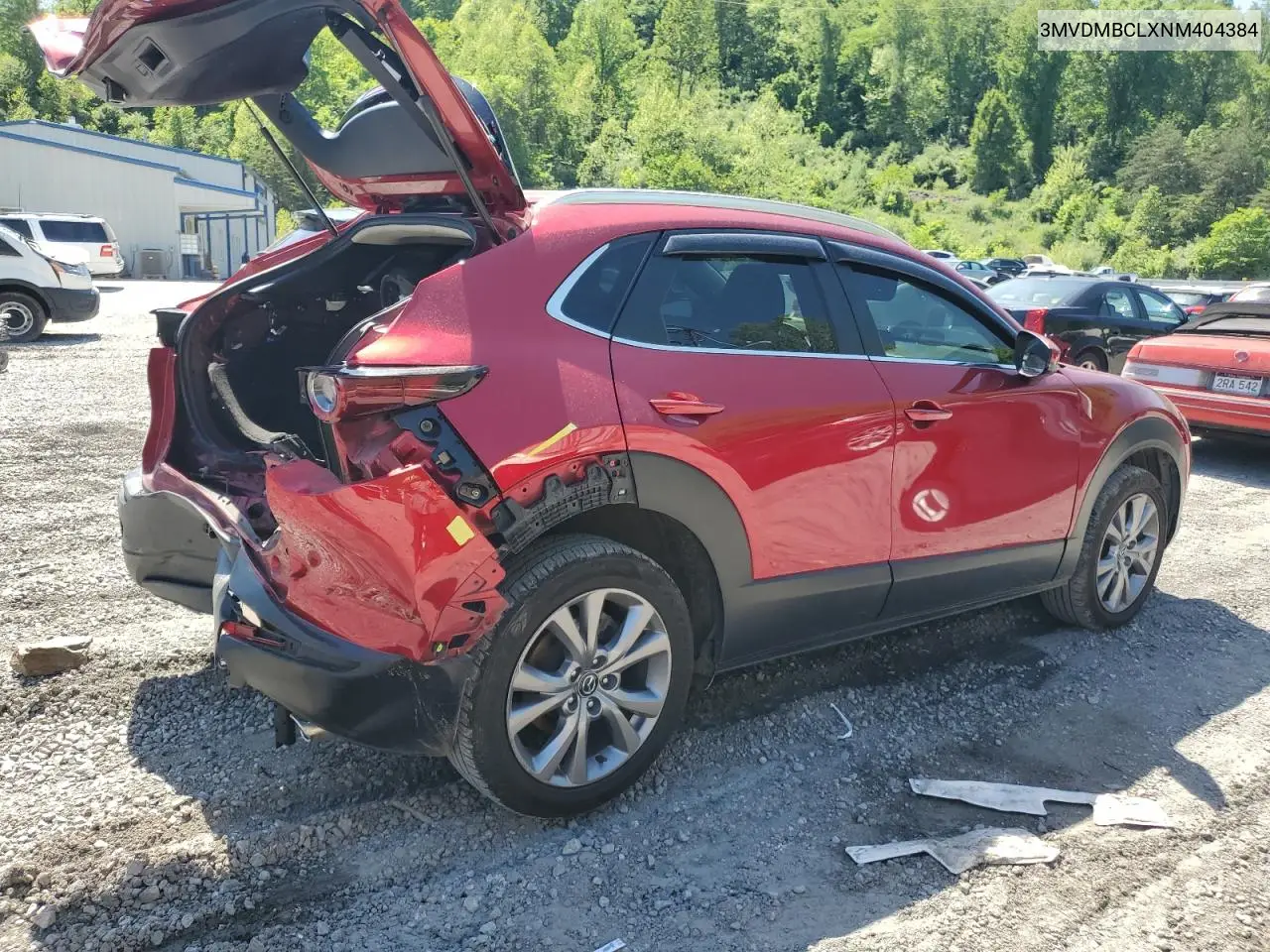 2022 Mazda Cx-30 Preferred VIN: 3MVDMBCLXNM404384 Lot: 56160065