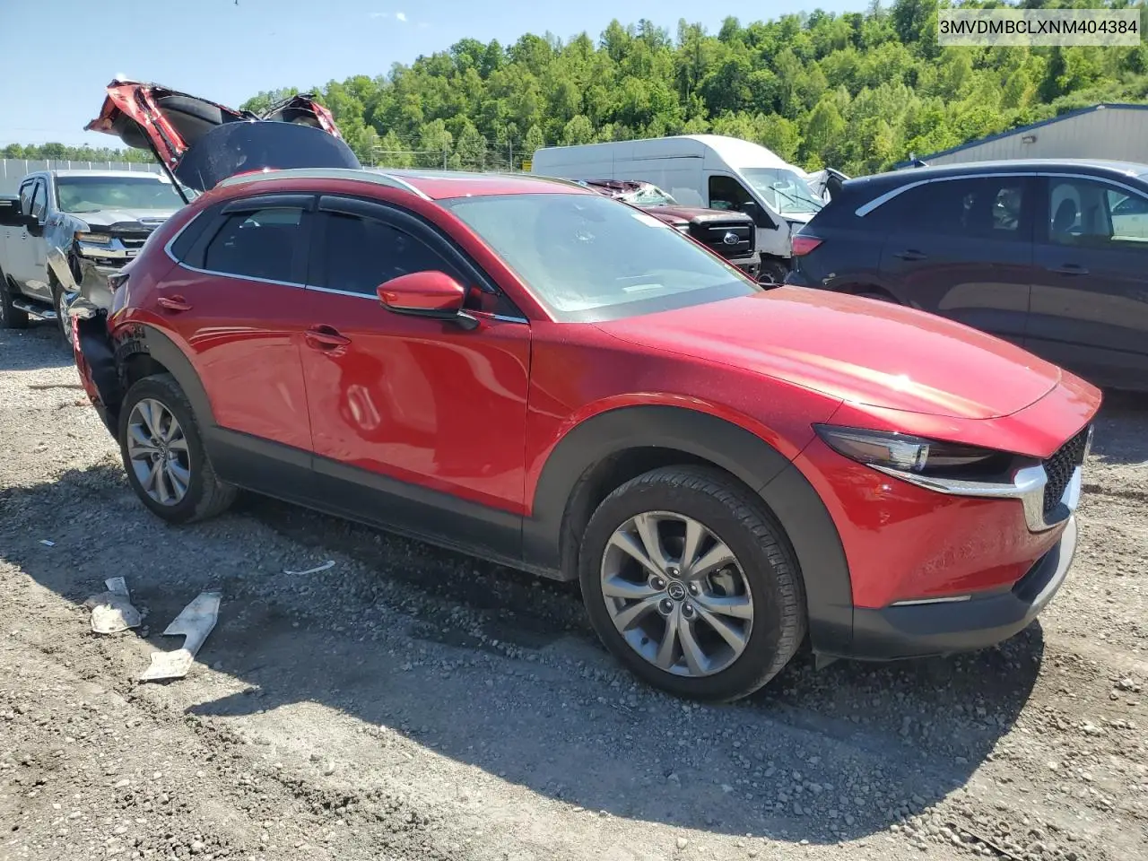 2022 Mazda Cx-30 Preferred VIN: 3MVDMBCLXNM404384 Lot: 56160065