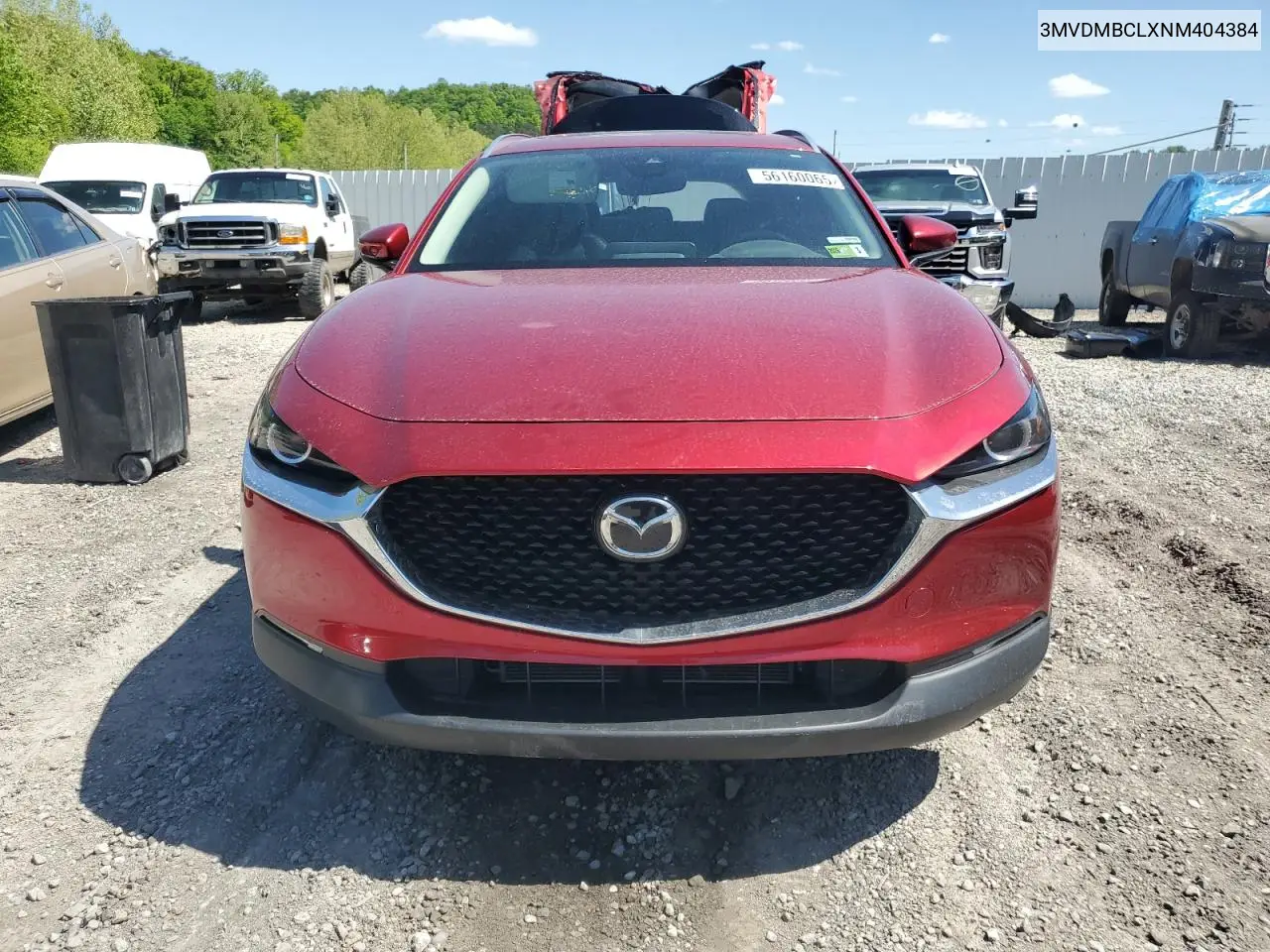 2022 Mazda Cx-30 Preferred VIN: 3MVDMBCLXNM404384 Lot: 56160065