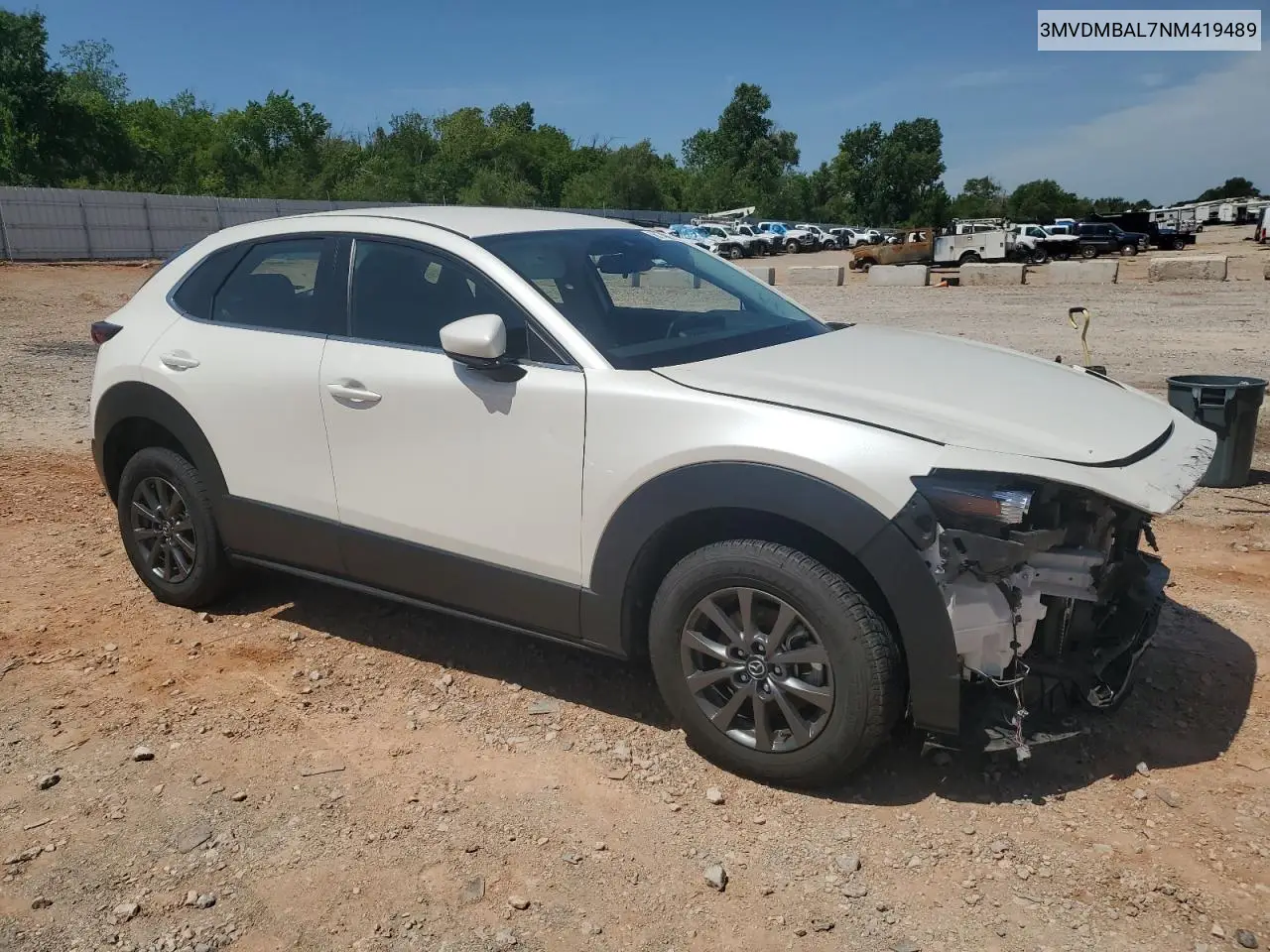 2022 Mazda Cx-30 VIN: 3MVDMBAL7NM419489 Lot: 61740075