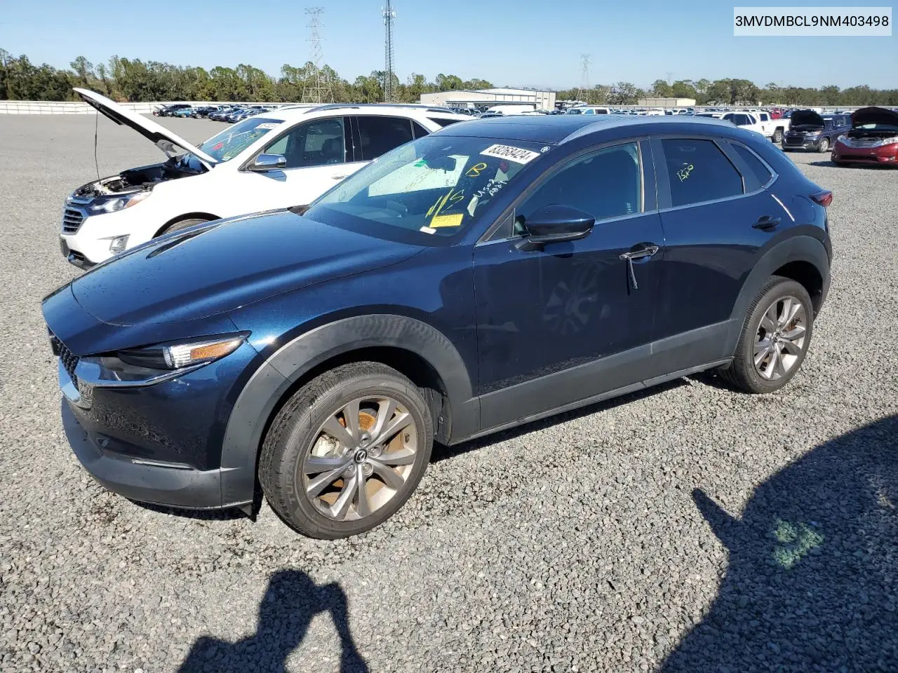 2022 Mazda Cx-30 Preferred VIN: 3MVDMBCL9NM403498 Lot: 83268424
