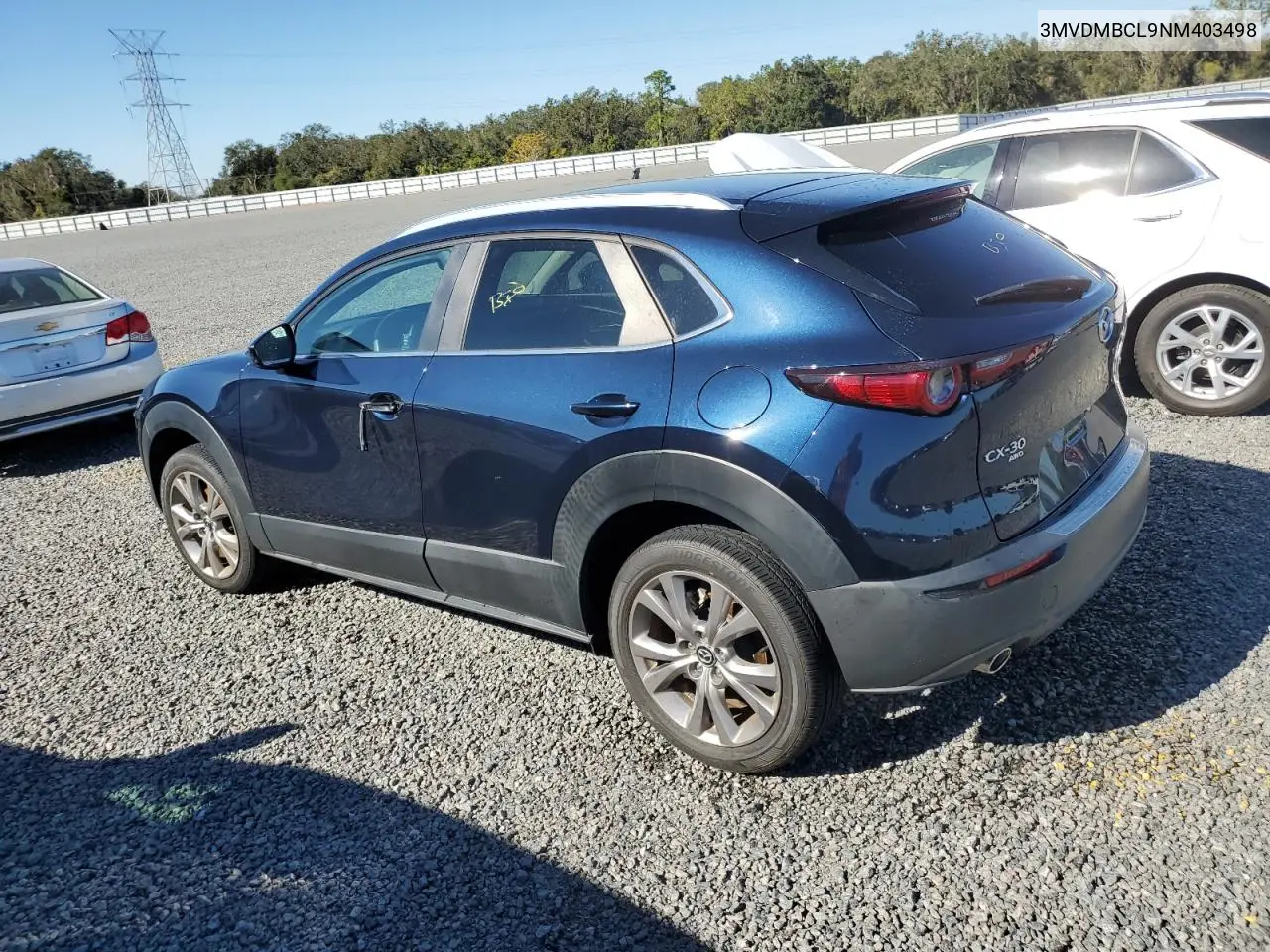 2022 Mazda Cx-30 Preferred VIN: 3MVDMBCL9NM403498 Lot: 83268424