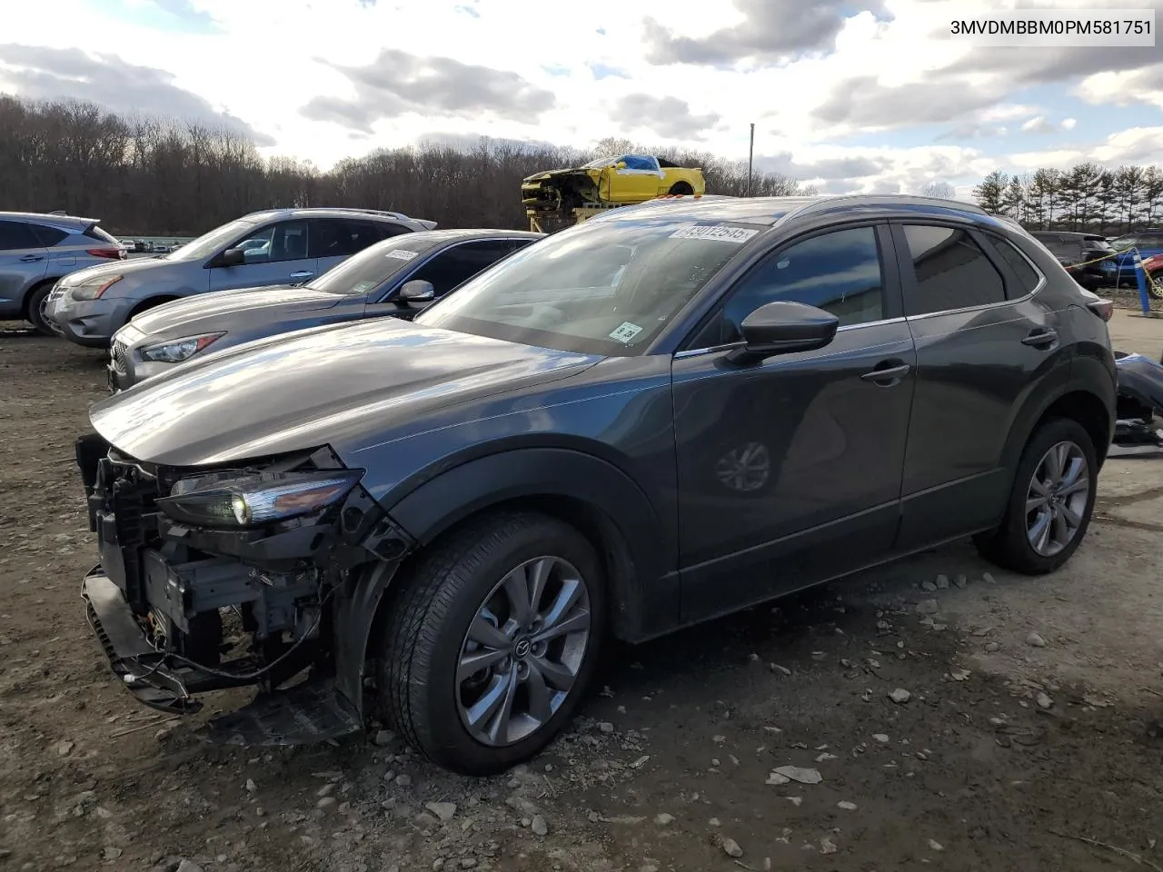 2023 Mazda Cx-30 Select VIN: 3MVDMBBM0PM581751 Lot: 43012545