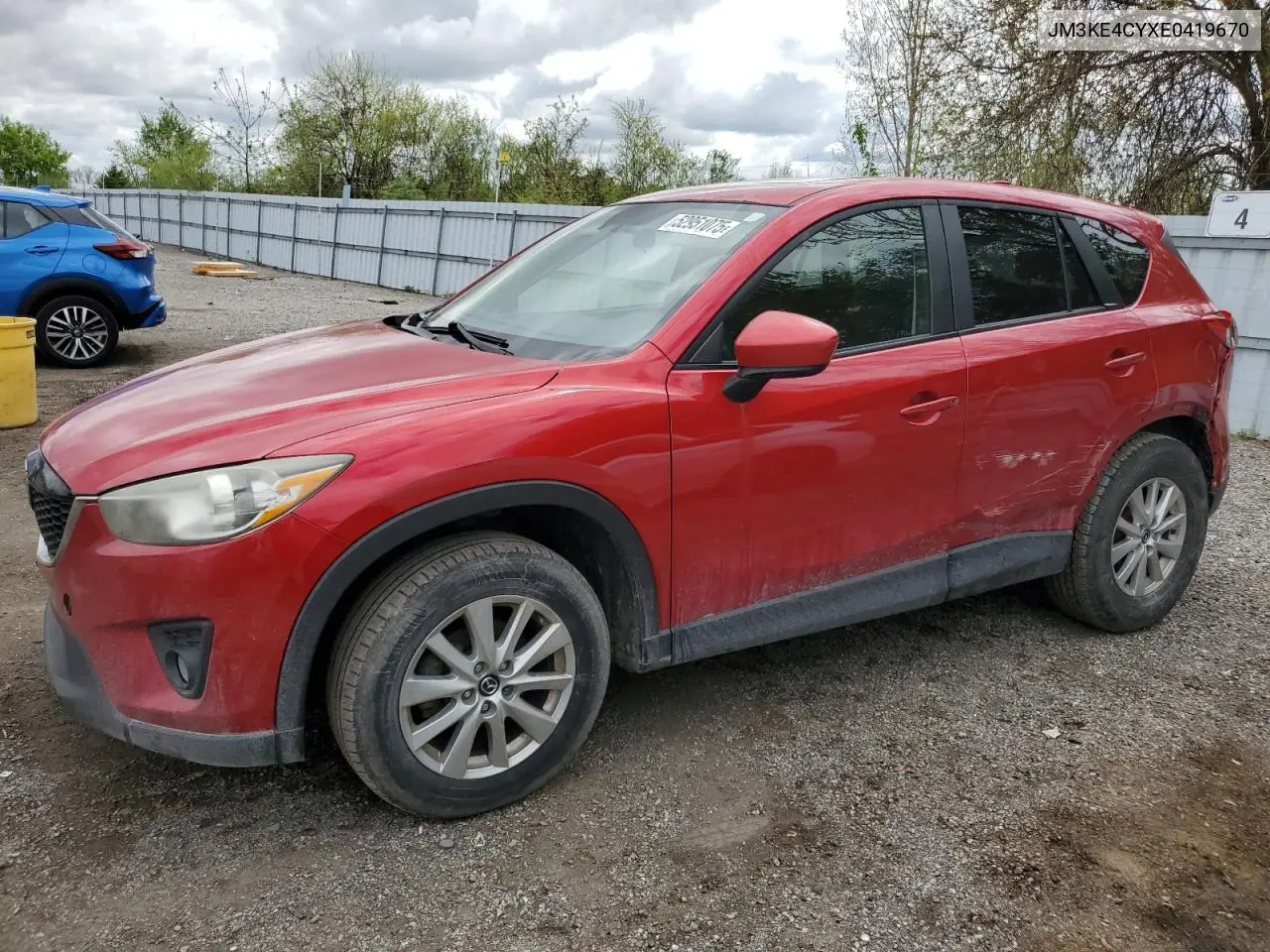 2014 Mazda Cx-5 Touring VIN: JM3KE4CYXE0419670 Lot: 52951075
