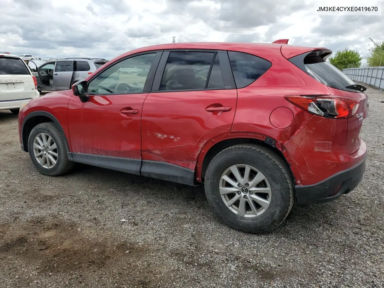 2014 Mazda Cx-5 Touring VIN: JM3KE4CYXE0419670 Lot: 52951075