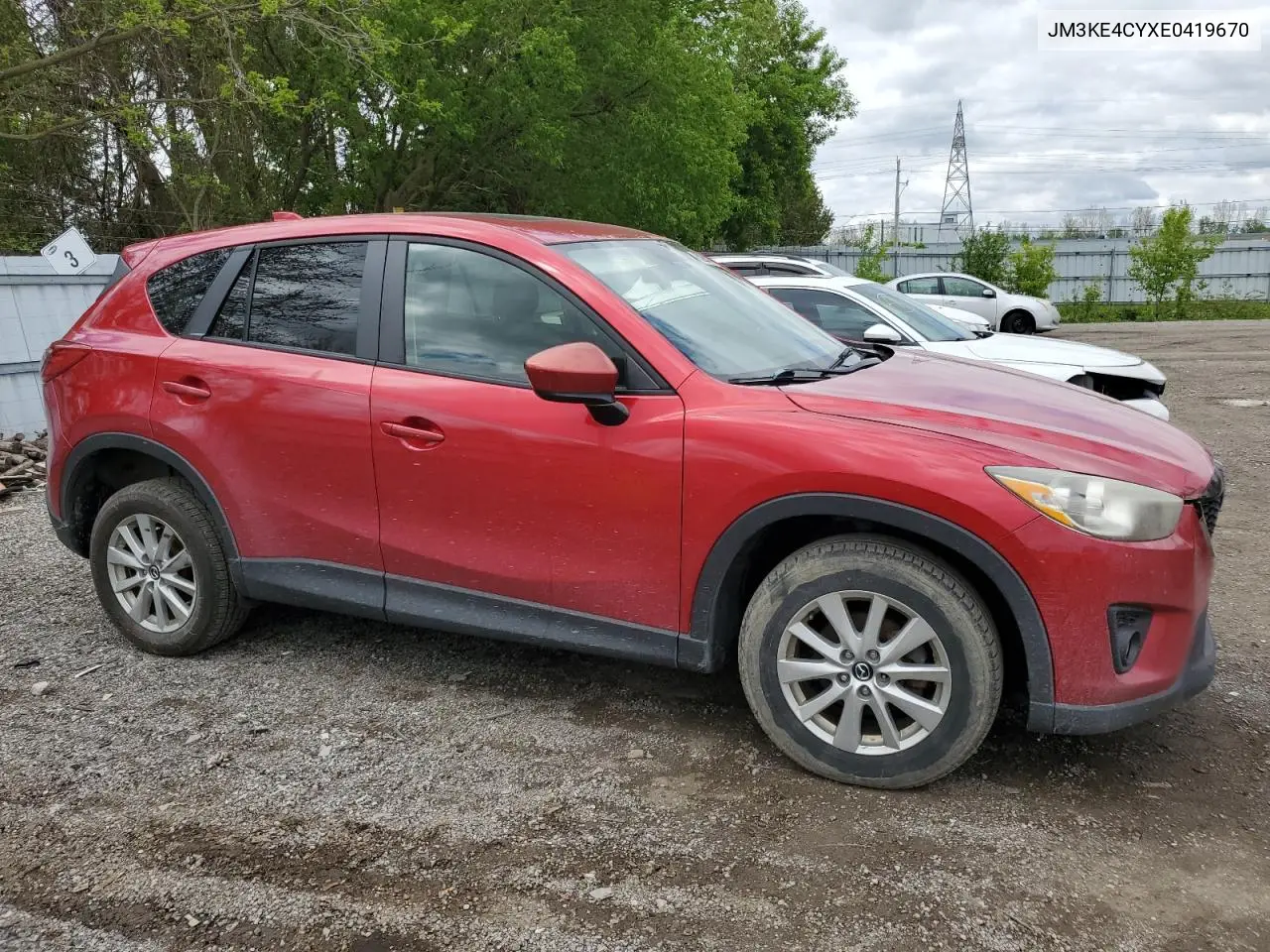2014 Mazda Cx-5 Touring VIN: JM3KE4CYXE0419670 Lot: 52951075
