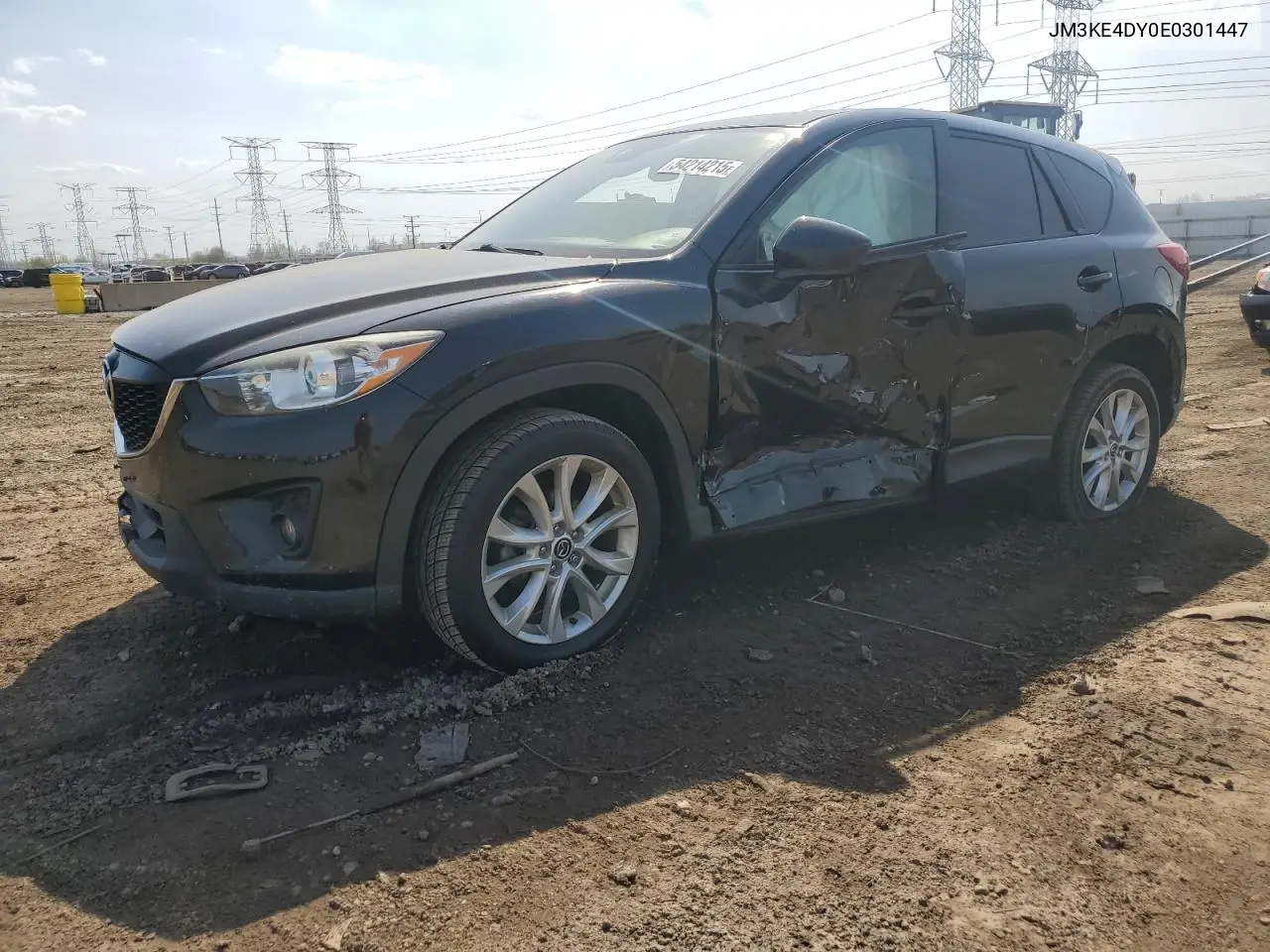 2014 Mazda Cx-5 Gt VIN: JM3KE4DY0E0301447 Lot: 54214215