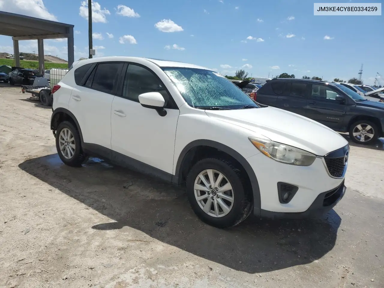 2014 Mazda Cx-5 Touring VIN: JM3KE4CY8E0334259 Lot: 57019435