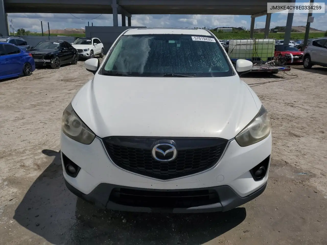 2014 Mazda Cx-5 Touring VIN: JM3KE4CY8E0334259 Lot: 57019435