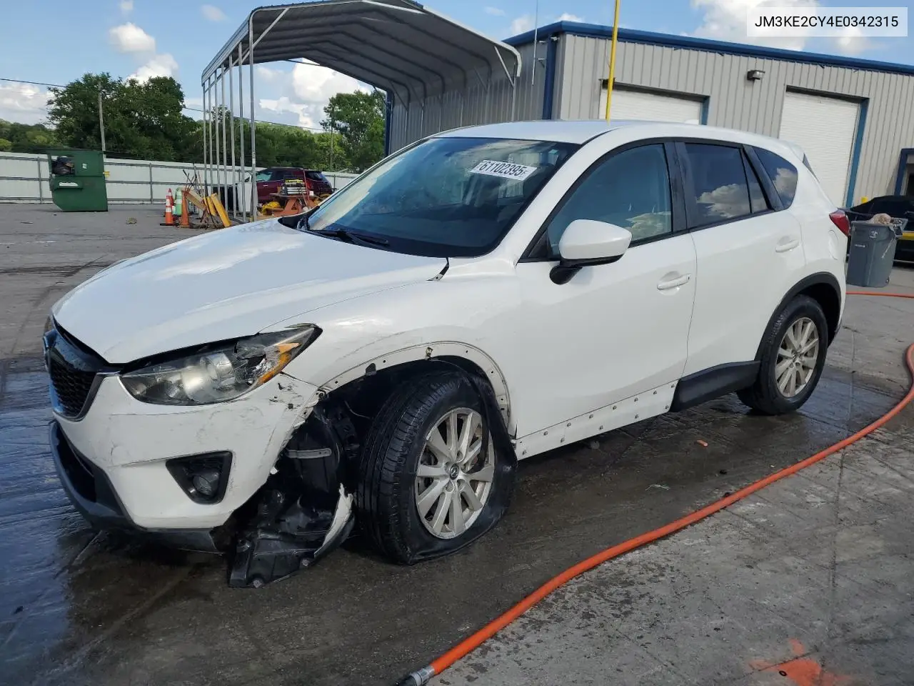2014 Mazda Cx-5 Touring VIN: JM3KE2CY4E0342315 Lot: 61102395