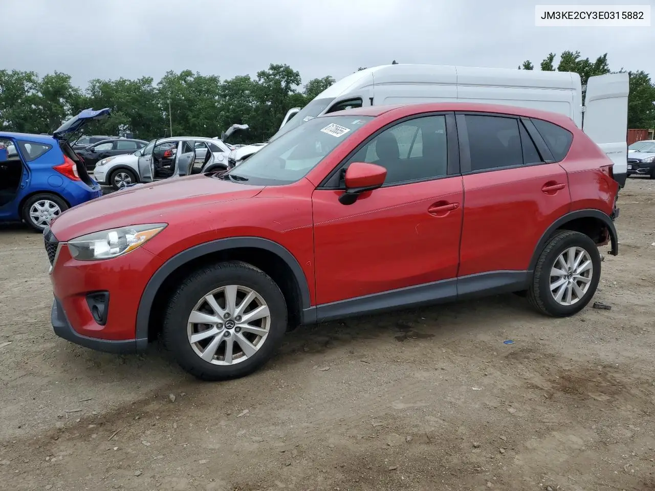 2014 Mazda Cx-5 Touring VIN: JM3KE2CY3E0315882 Lot: 61726655