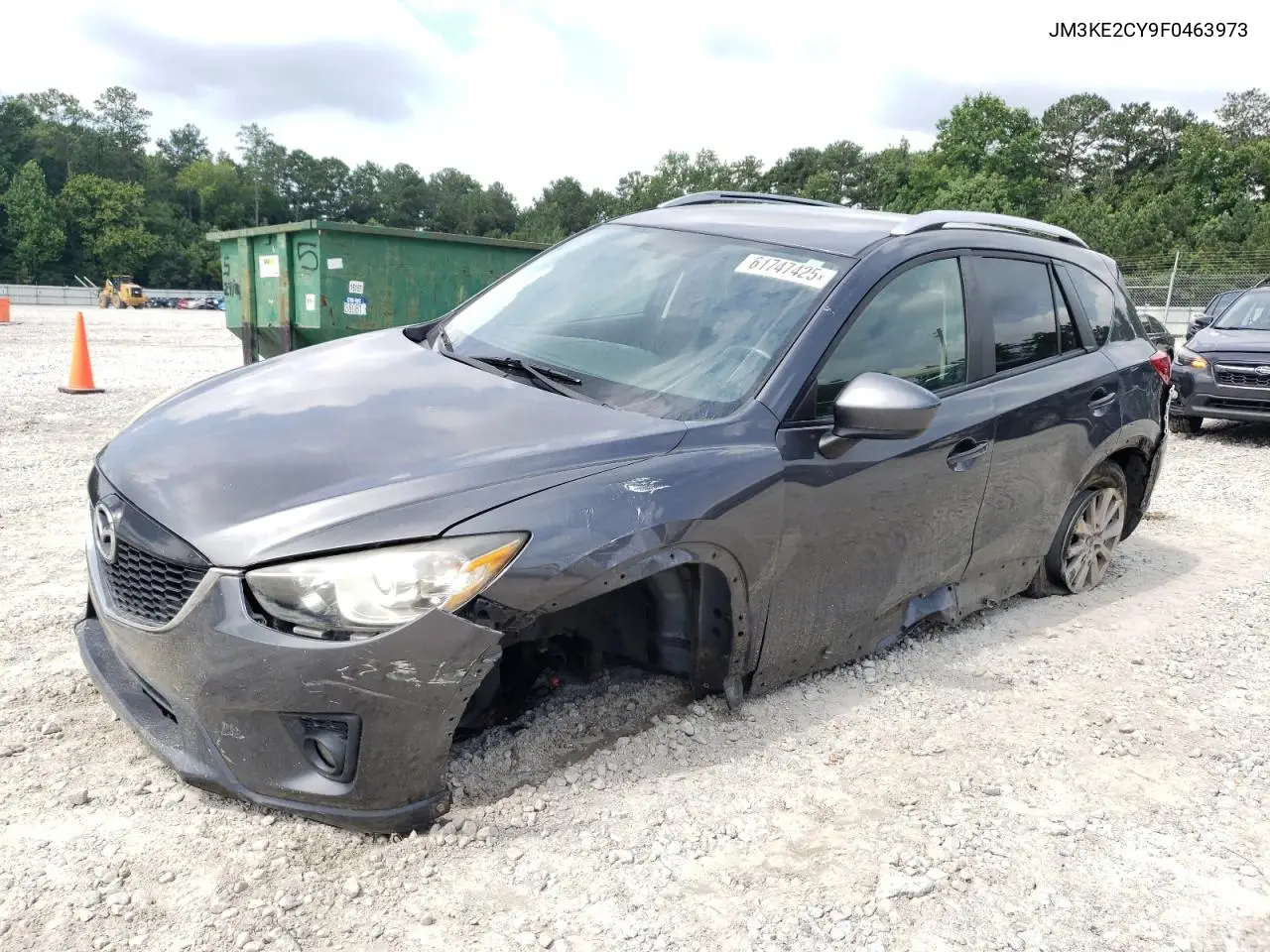 2015 Mazda Cx-5 Touring VIN: JM3KE2CY9F0463973 Lot: 61747425