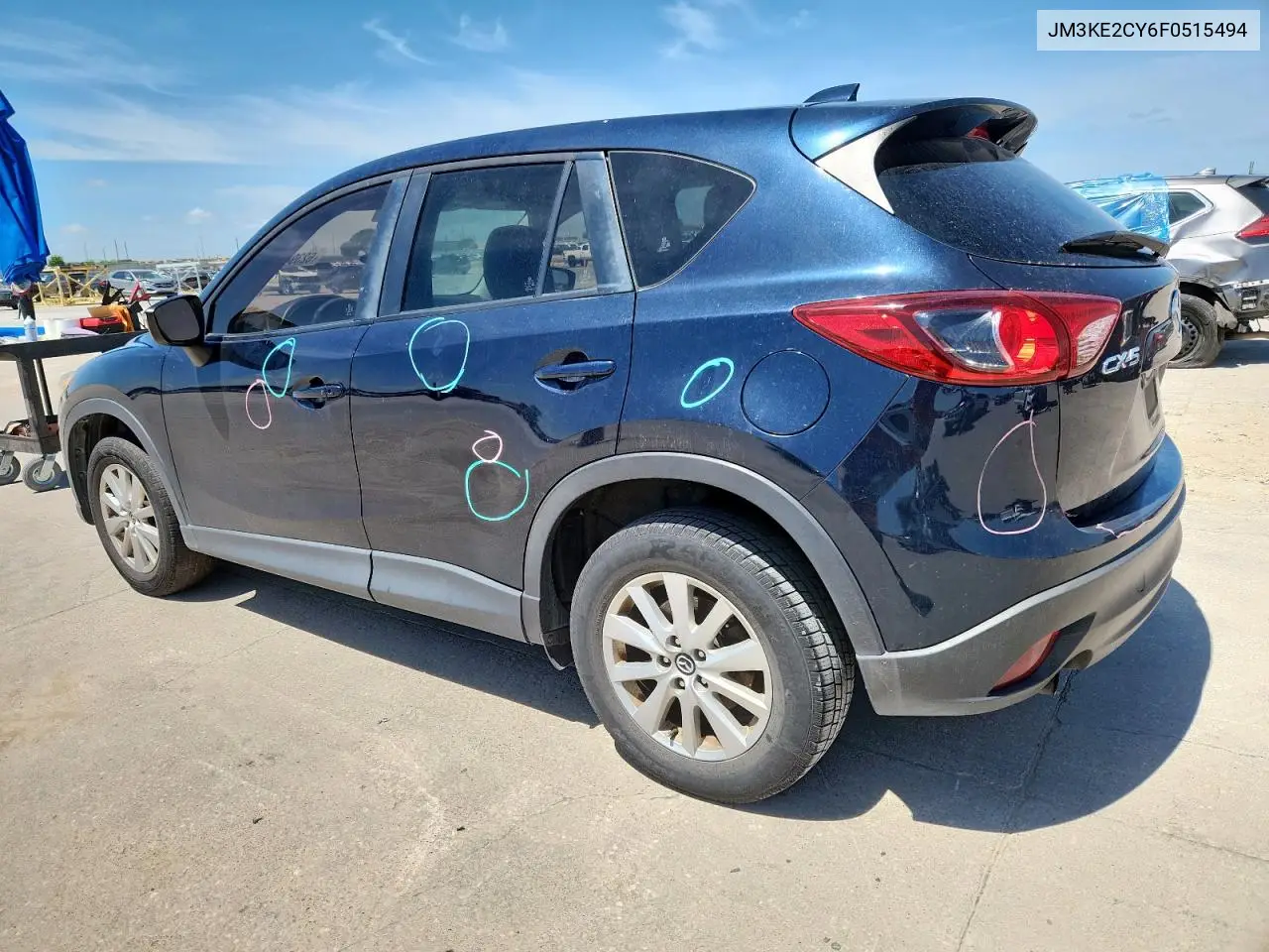 2015 Mazda Cx-5 Touring VIN: JM3KE2CY6F0515494 Lot: 62394775
