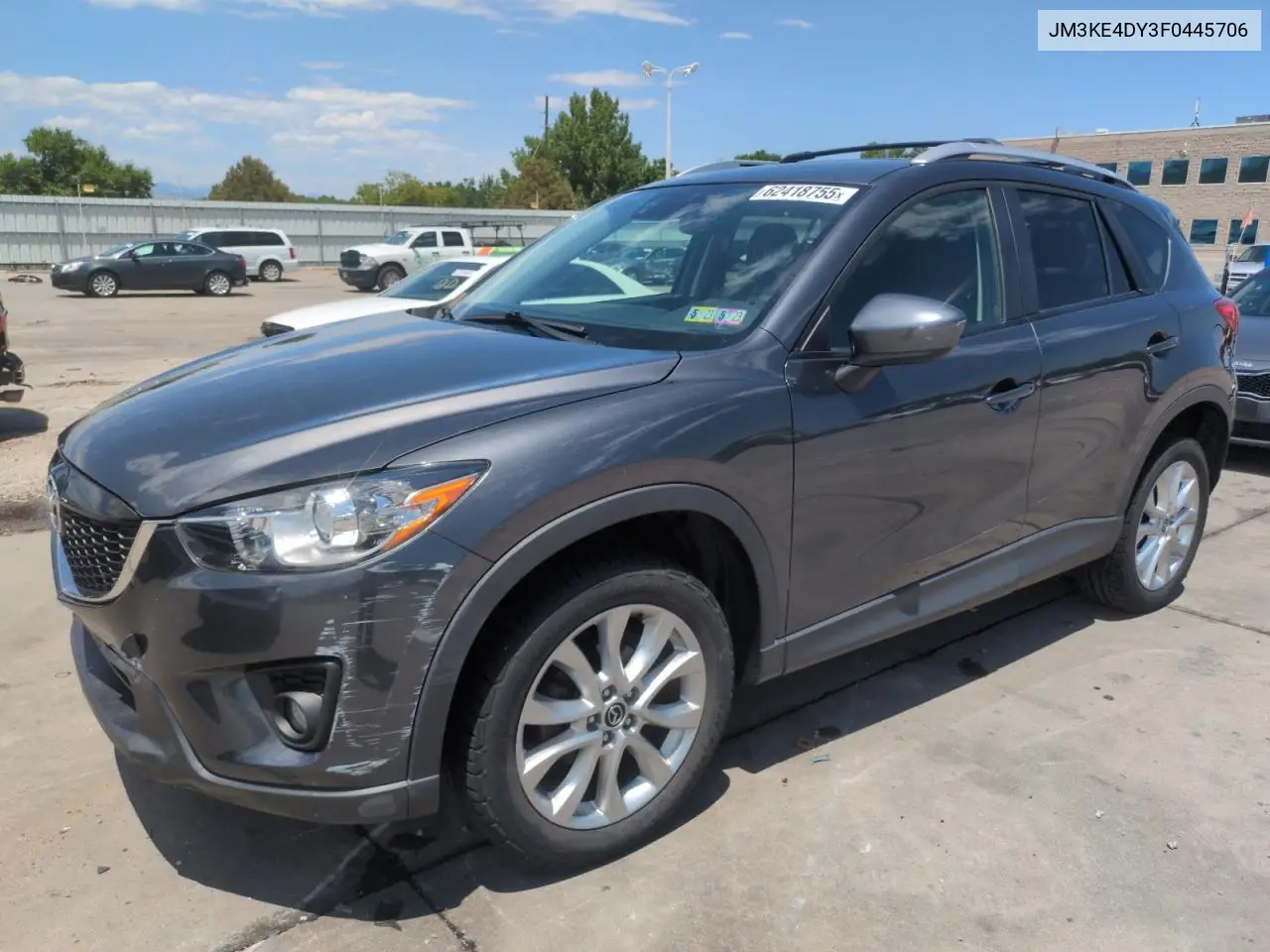 2015 Mazda Cx-5 Gt VIN: JM3KE4DY3F0445706 Lot: 62418755