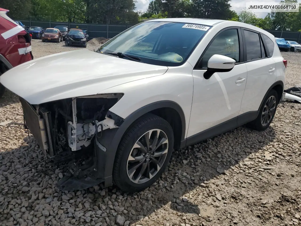 2016 Mazda Cx-5 Gt VIN: JM3KE4DY4G0868750 Lot: 56678905