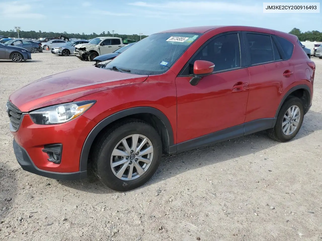 2016 Mazda Cx-5 Touring VIN: JM3KE2CY2G0916493 Lot: 56734955