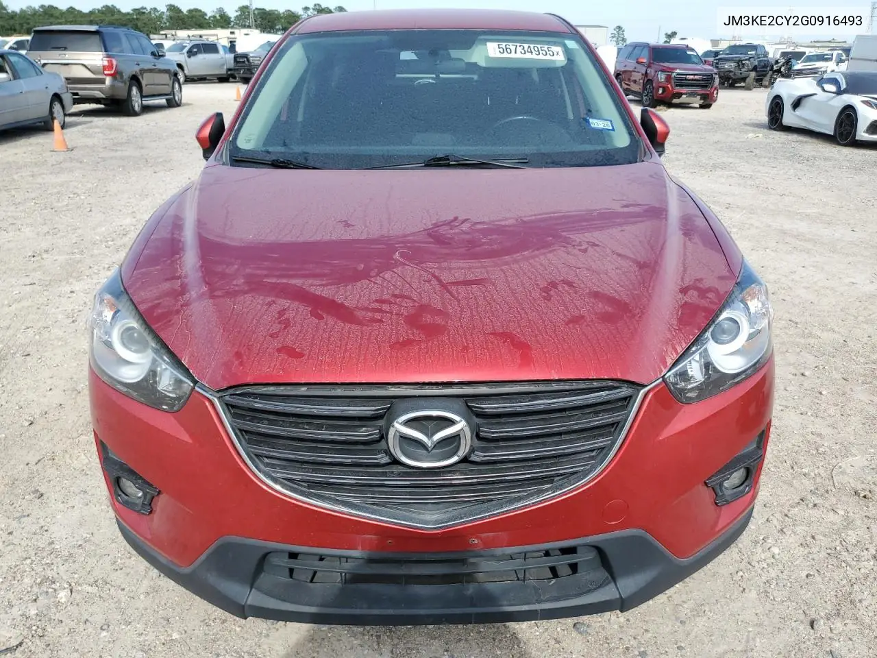 2016 Mazda Cx-5 Touring VIN: JM3KE2CY2G0916493 Lot: 56734955