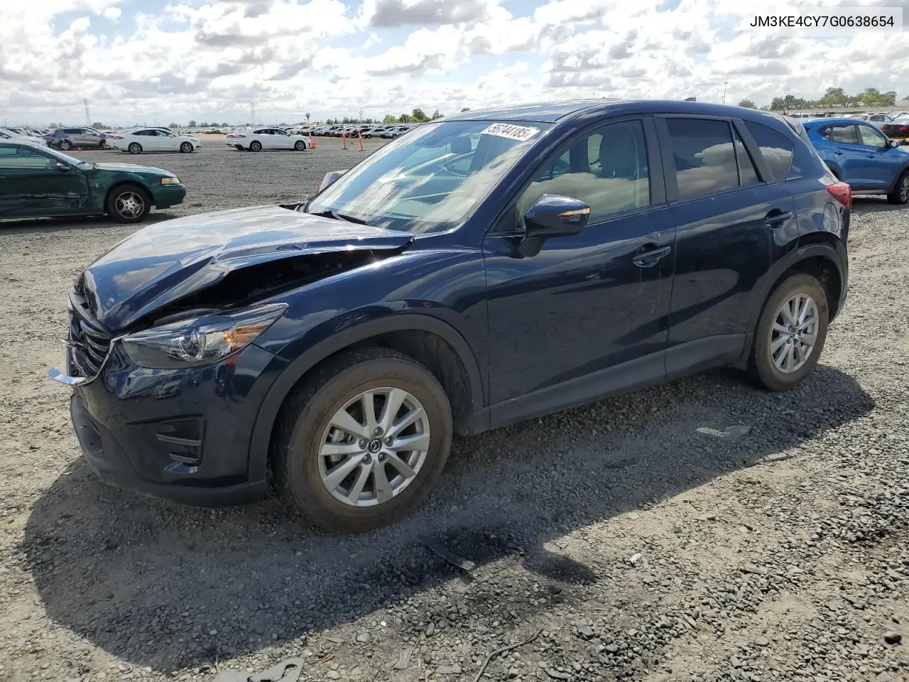 2016 Mazda Cx-5 Touring VIN: JM3KE4CY7G0638654 Lot: 56744185