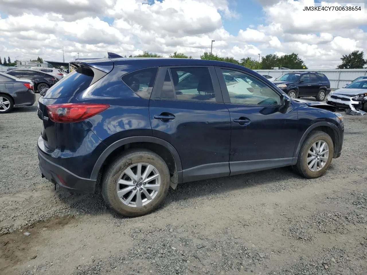 2016 Mazda Cx-5 Touring VIN: JM3KE4CY7G0638654 Lot: 56744185