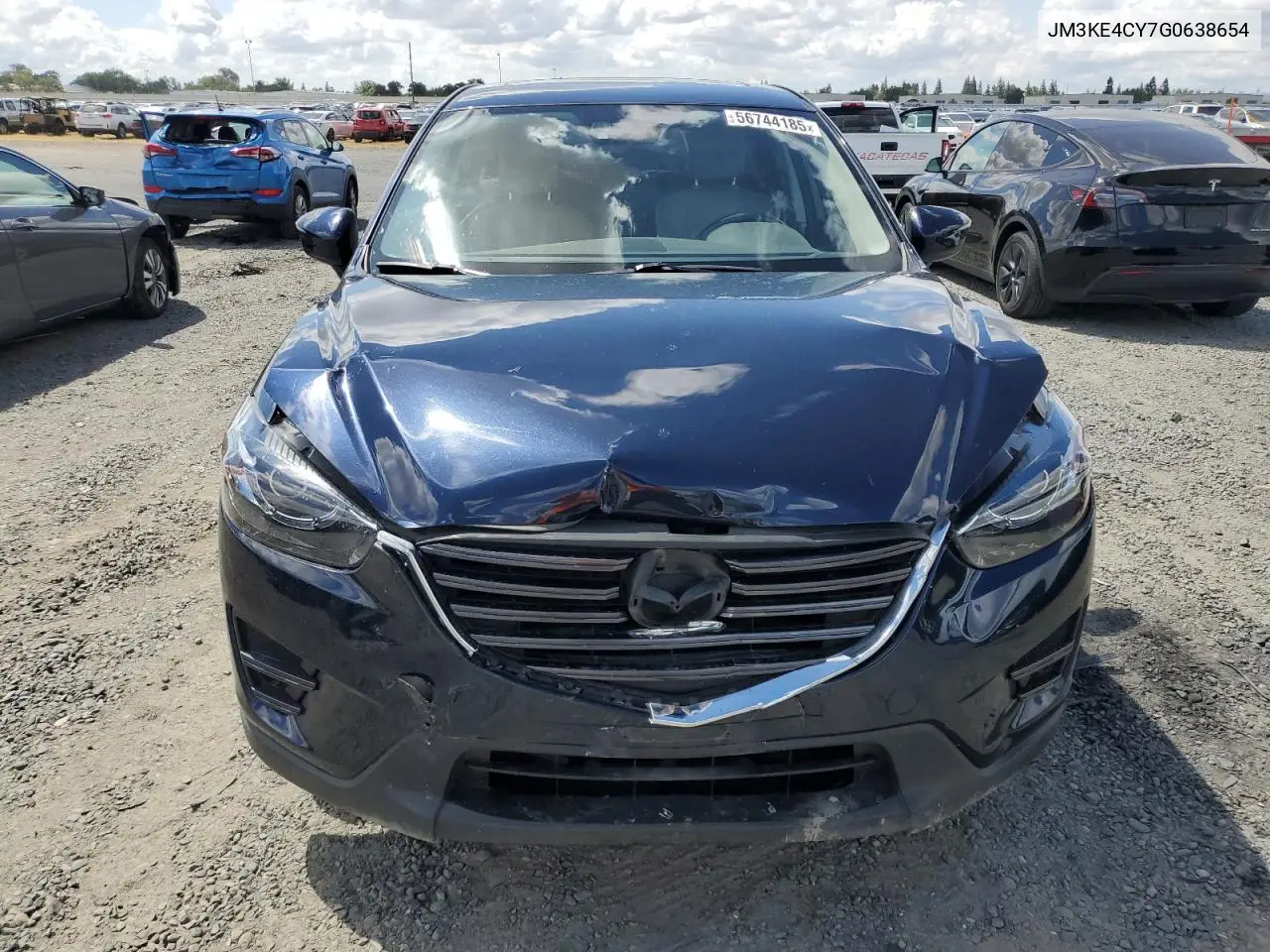 2016 Mazda Cx-5 Touring VIN: JM3KE4CY7G0638654 Lot: 56744185