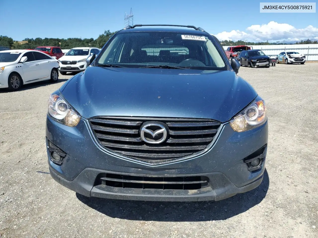 2016 Mazda Cx-5 Touring VIN: JM3KE4CY5G0875921 Lot: 56760755