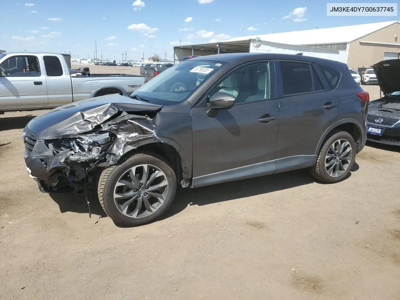 2016 Mazda Cx-5 Gt VIN: JM3KE4DY7G0637745 Lot: 56766005