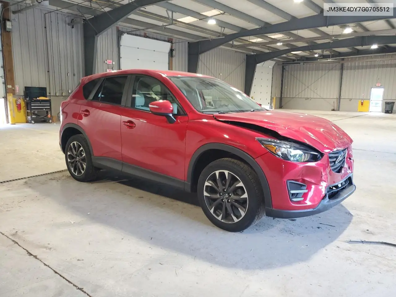2016 Mazda Cx-5 Gt VIN: JM3KE4DY7G0705512 Lot: 62610995