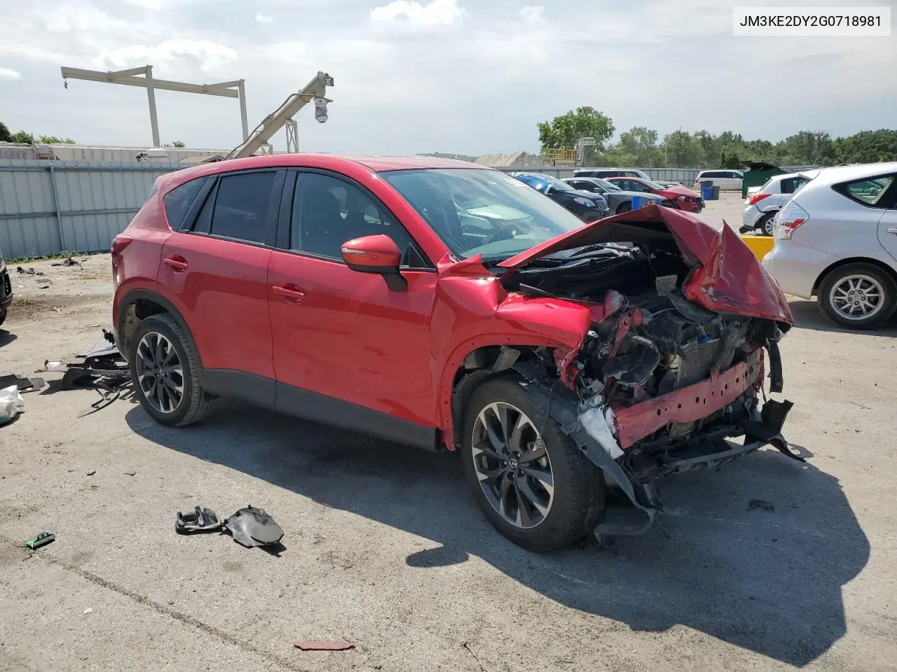 2016 Mazda Cx-5 Gt VIN: JM3KE2DY2G0718981 Lot: 62762525