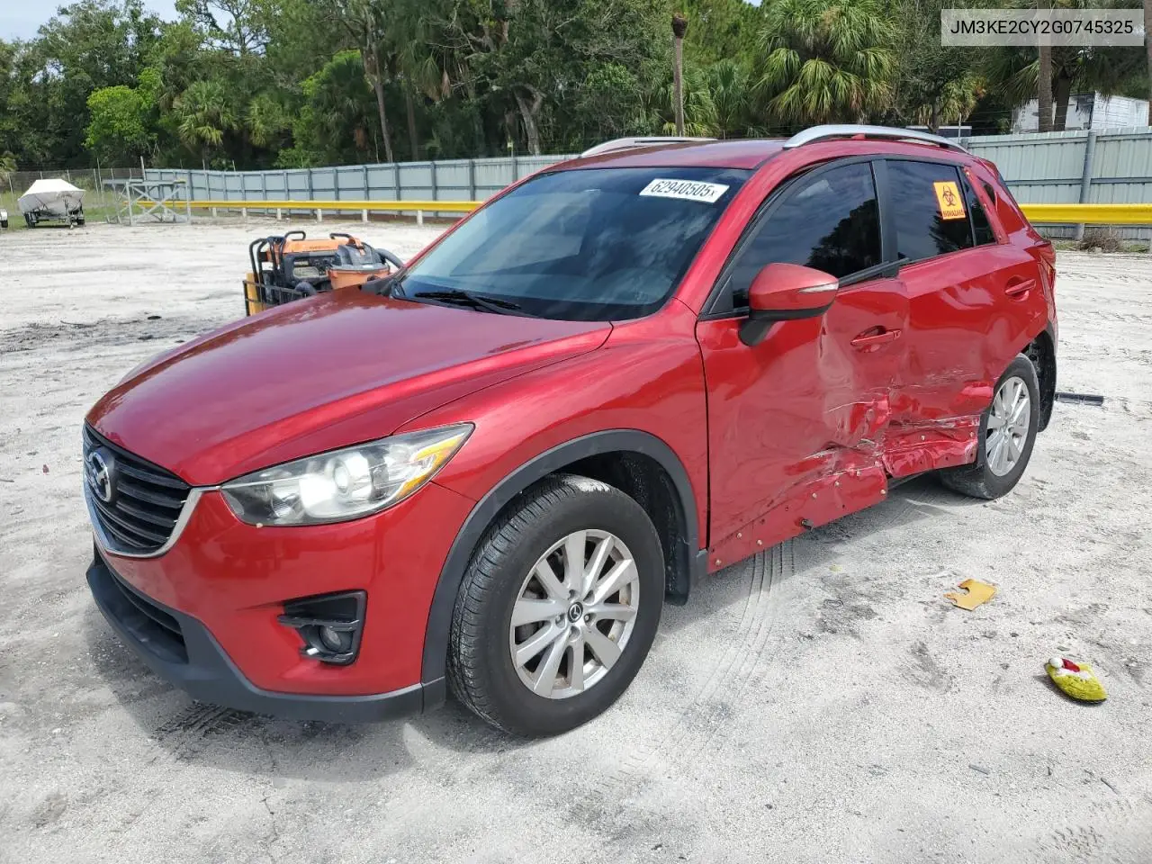 2016 Mazda Cx-5 Touring VIN: JM3KE2CY2G0745325 Lot: 62940505