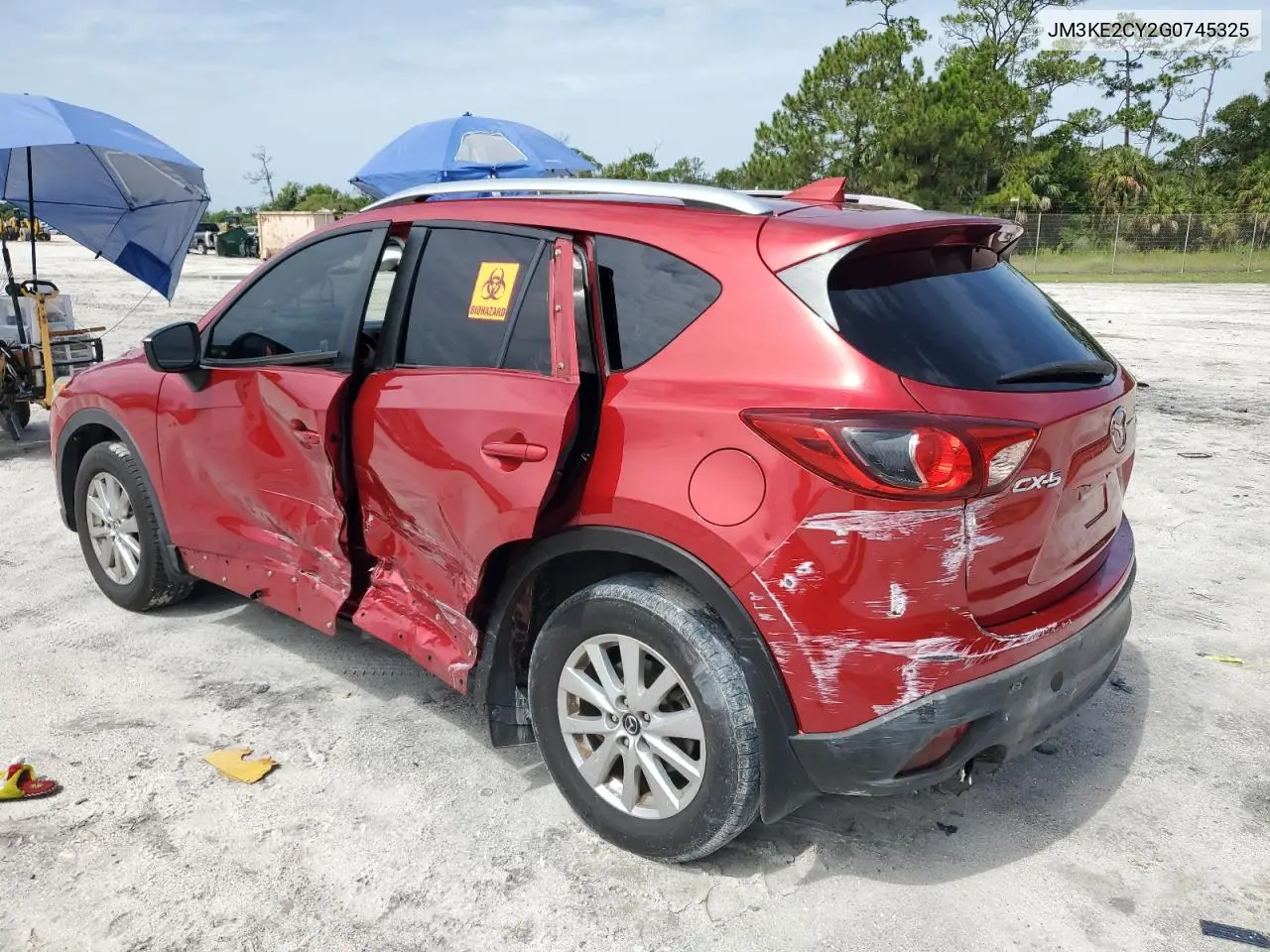2016 Mazda Cx-5 Touring VIN: JM3KE2CY2G0745325 Lot: 62940505
