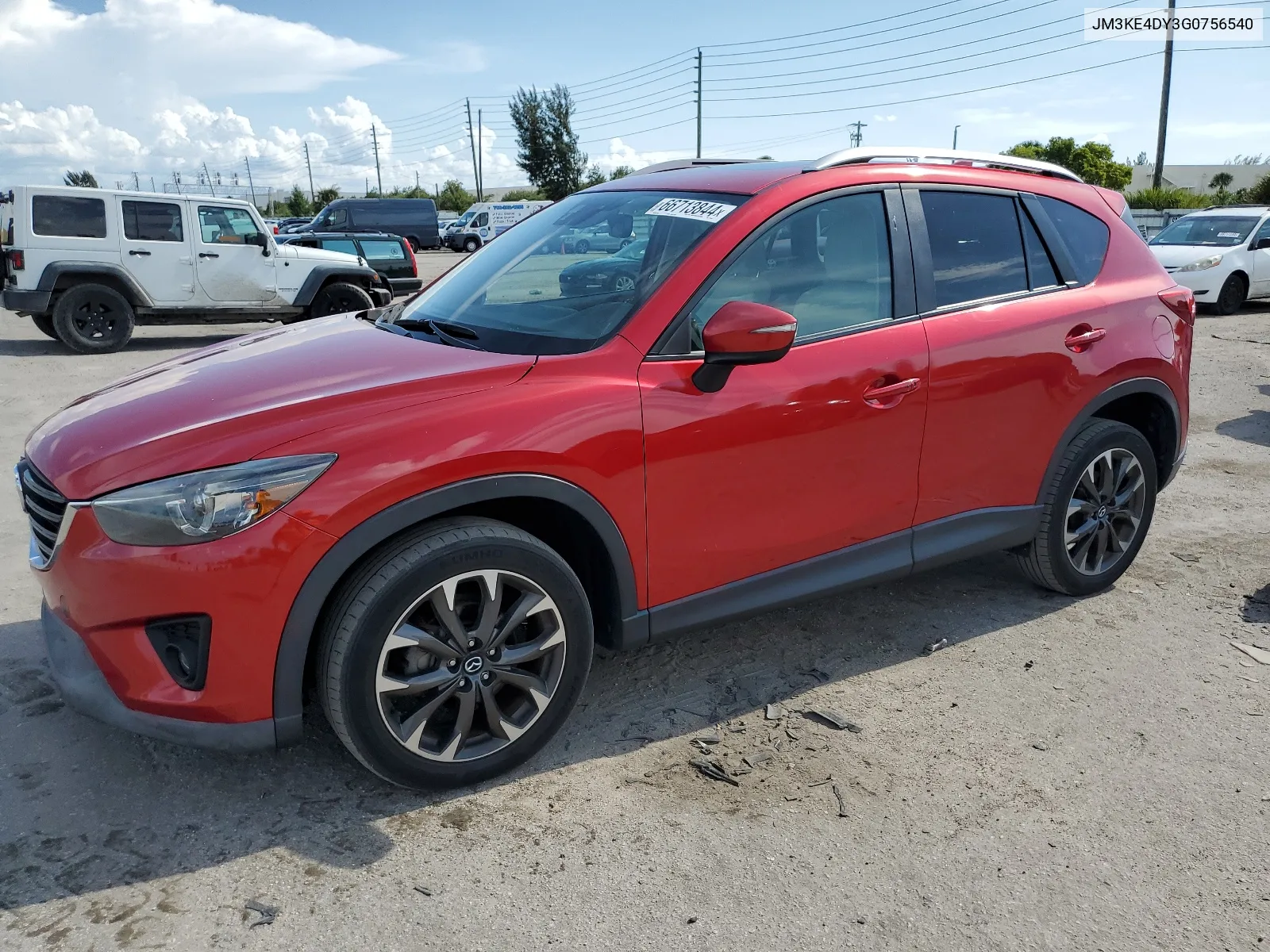 2016 Mazda Cx-5 Gt VIN: JM3KE4DY3G0756540 Lot: 66713844