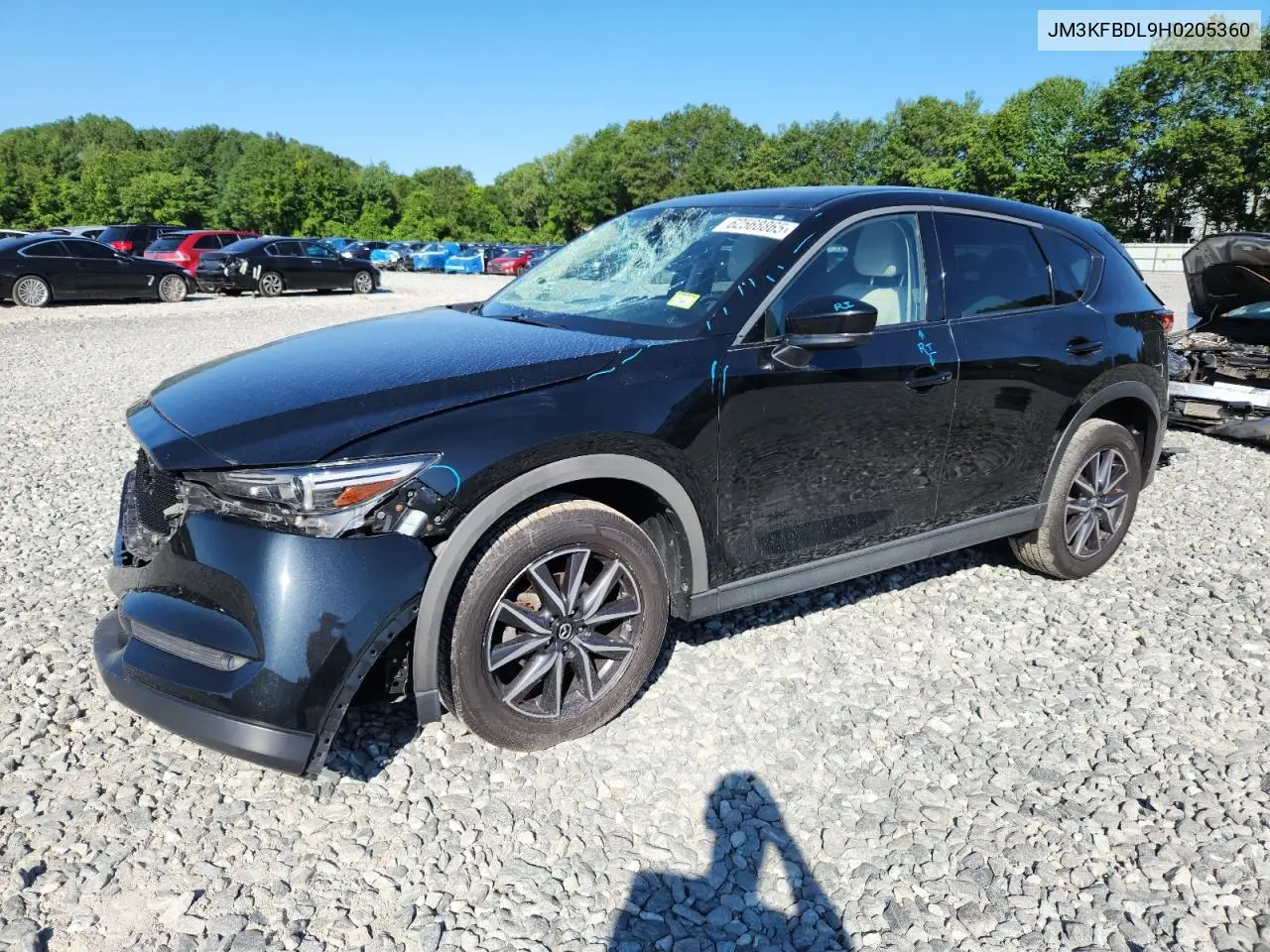 2017 Mazda Cx-5 Grand Touring VIN: JM3KFBDL9H0205360 Lot: 62568865