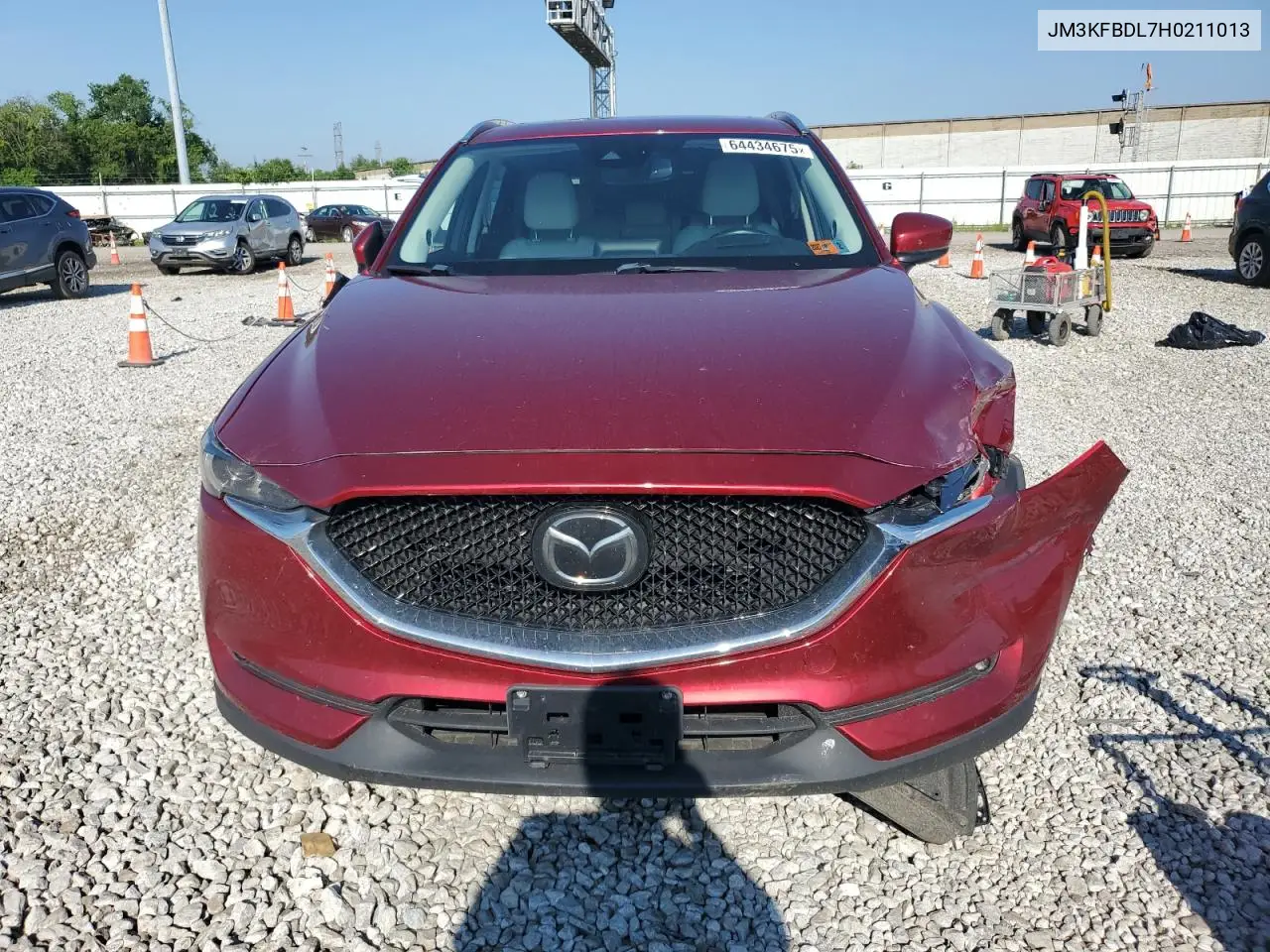 2017 Mazda Cx-5 Grand Touring VIN: JM3KFBDL7H0211013 Lot: 64434675