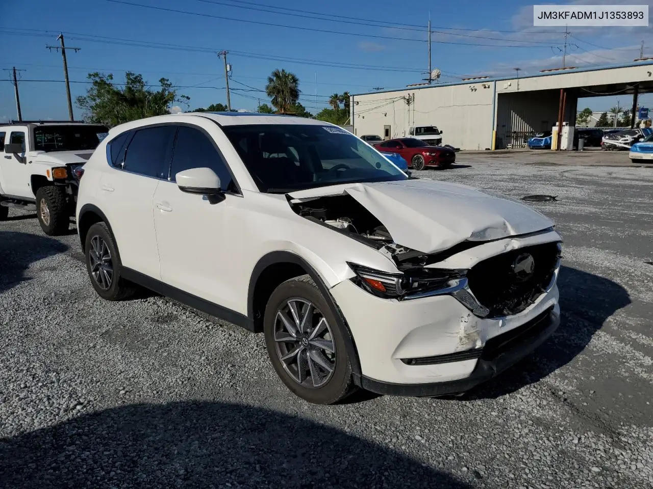 2018 Mazda Cx-5 Grand Touring VIN: JM3KFADM1J1353893 Lot: 56576695