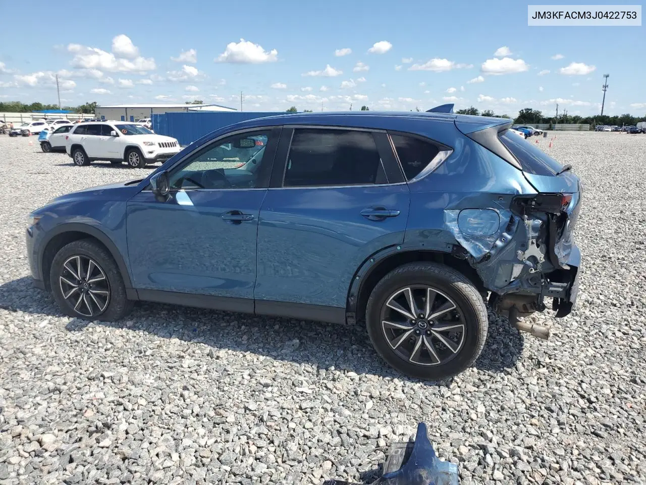 2018 Mazda Cx-5 Touring VIN: JM3KFACM3J0422753 Lot: 56983715