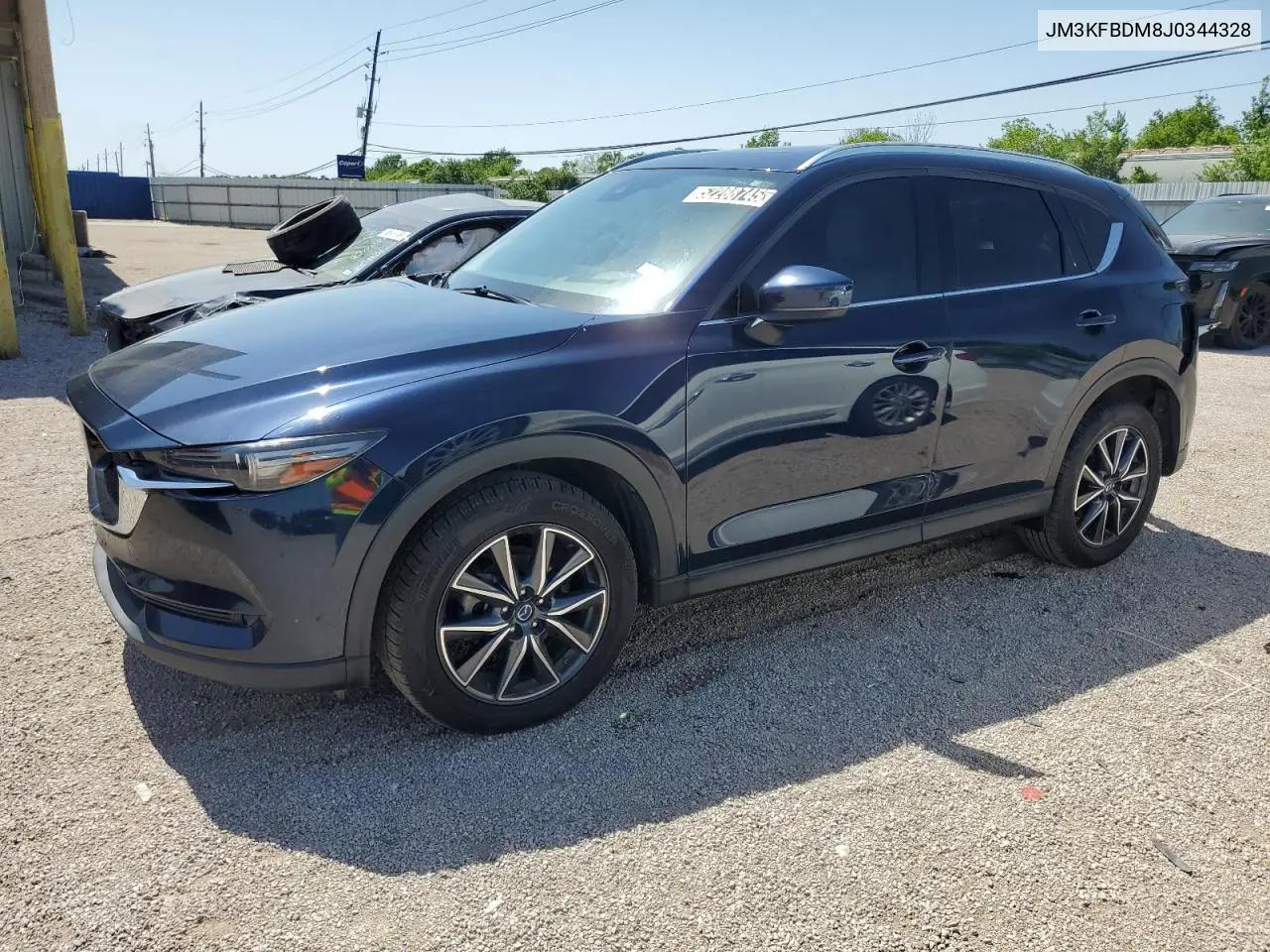 2018 Mazda Cx-5 Grand Touring VIN: JM3KFBDM8J0344328 Lot: 57665175